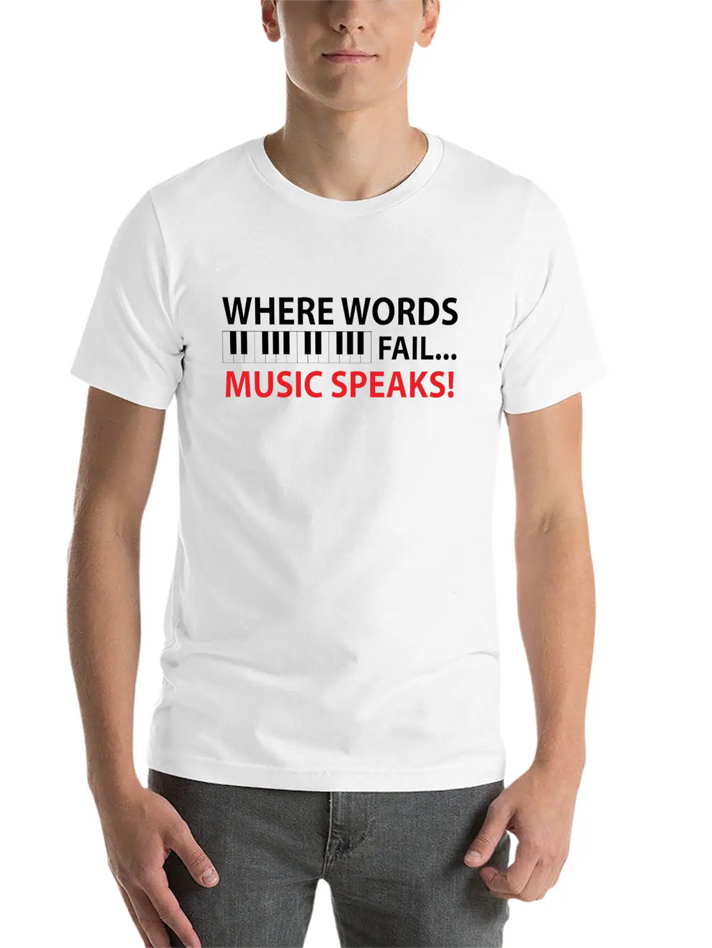 Piano Piano Pianist Music Gift Casual Graphic T-Shirt – Simple And Comfortable Daily Wear