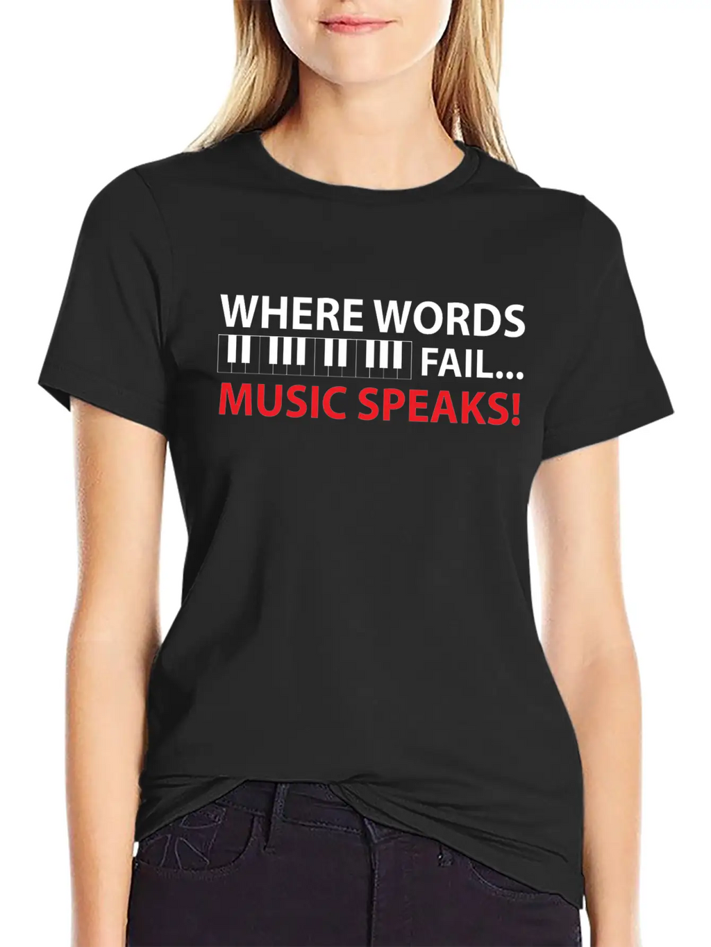 Piano Piano Pianist Music Gift Casual Graphic T-Shirt – Simple And Comfortable Daily Wear