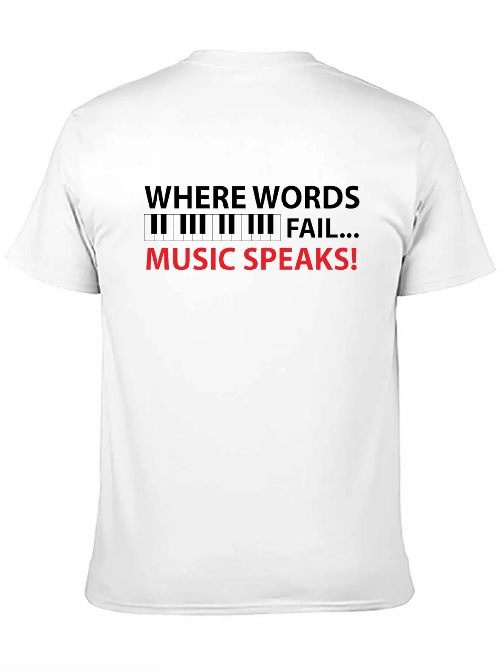 Piano Piano Pianist Music Gift Casual Graphic T-Shirt – Simple And Comfortable Daily Wear