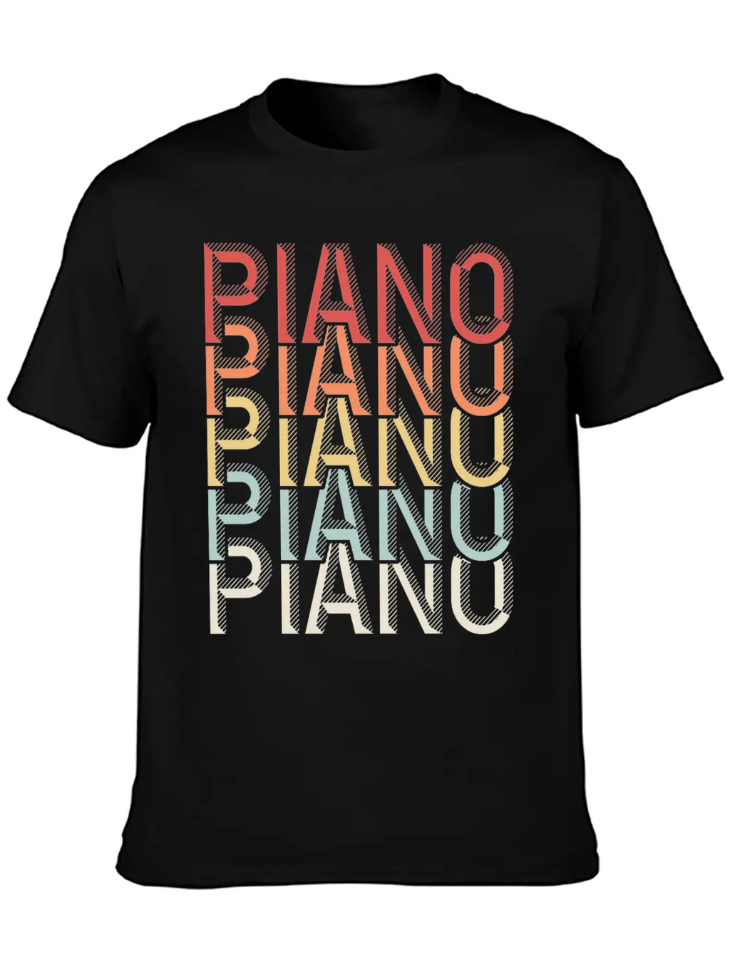 Piano Piano Stylish Everyday T-Shirt – Unisex Basic Cotton Tee