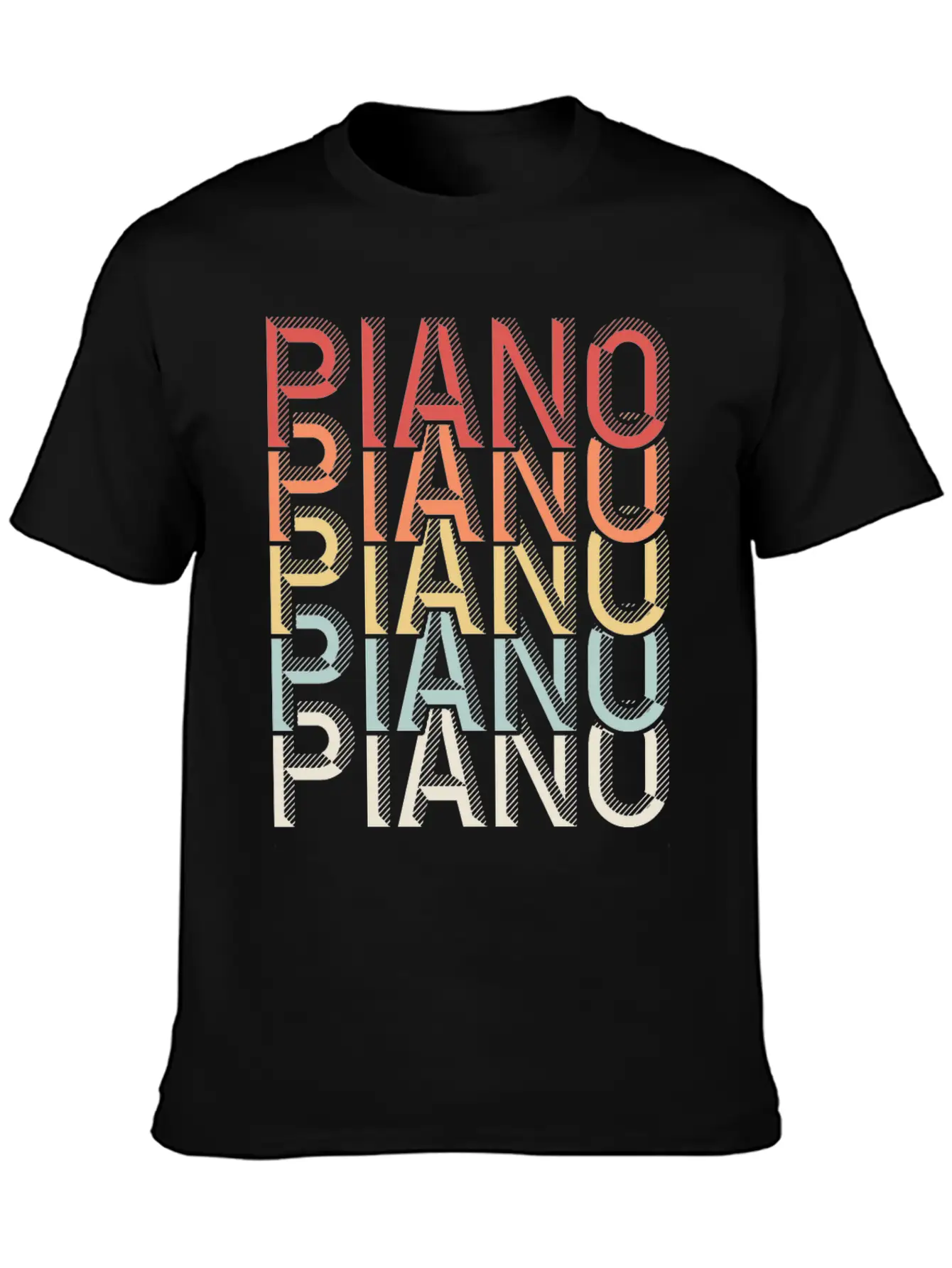 Piano Piano Stylish Everyday T-Shirt – Unisex Basic Cotton Tee
