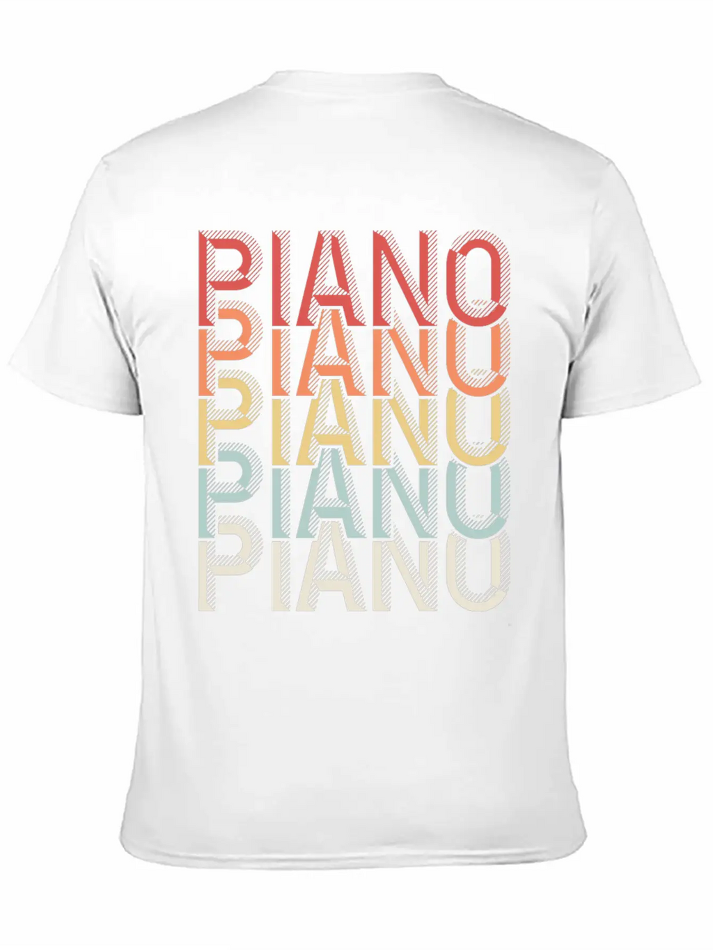 Piano Piano Stylish Everyday T-Shirt – Unisex Basic Cotton Tee