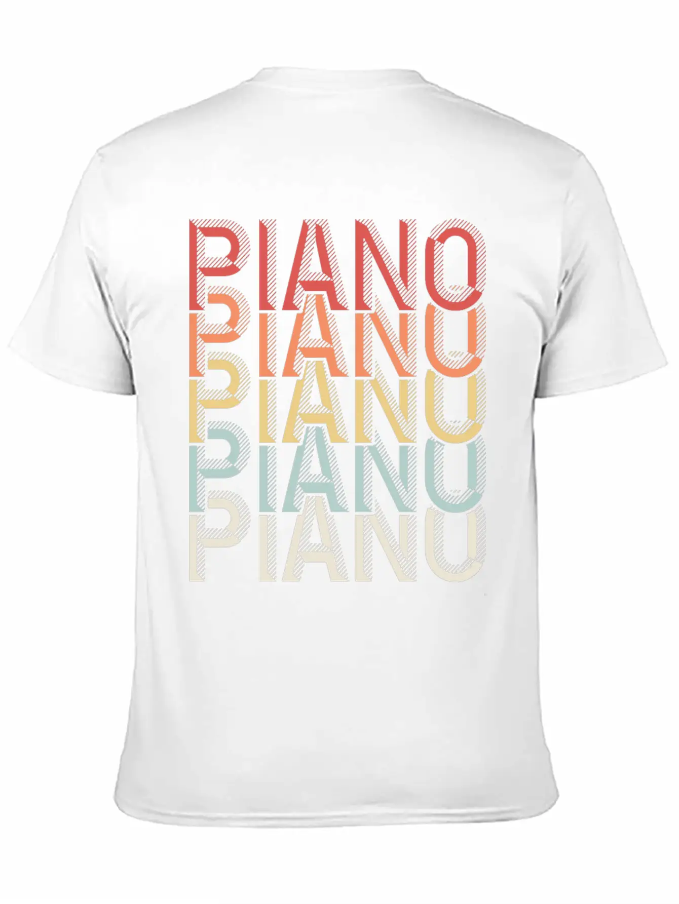 Piano Piano Stylish Everyday T-Shirt – Unisex Basic Cotton Tee