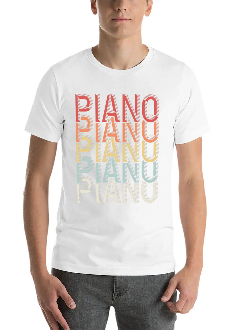 Piano Piano Stylish Everyday T-Shirt – Unisex Basic Cotton Tee