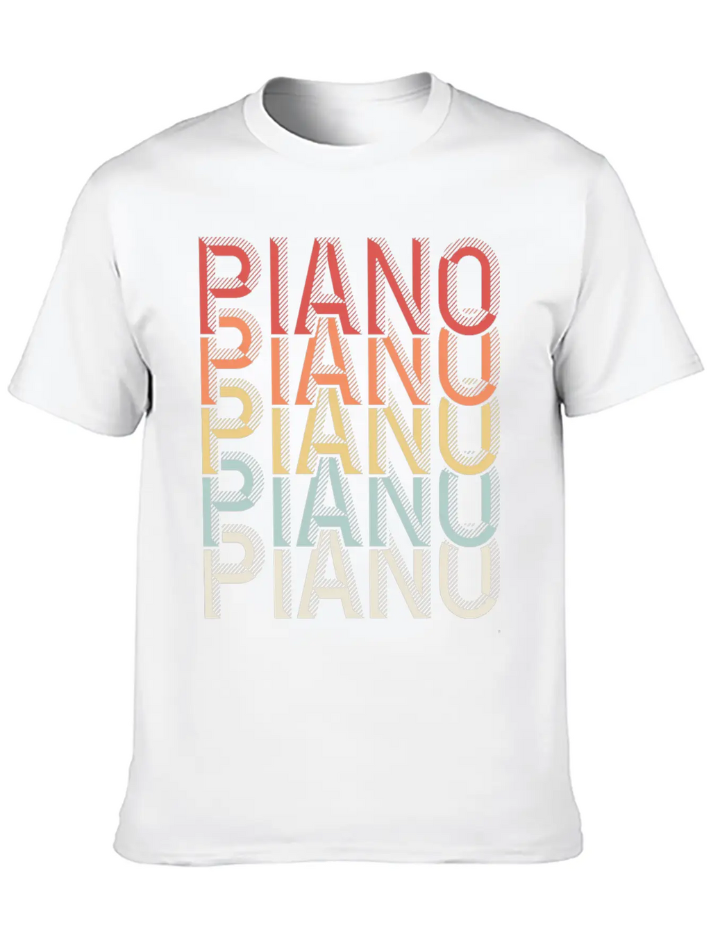 Piano Piano Stylish Everyday T-Shirt – Unisex Basic Cotton Tee