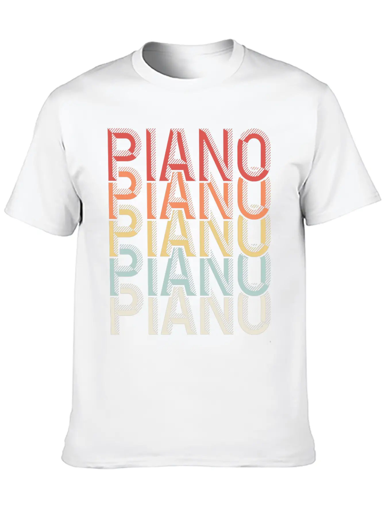 Piano Piano Stylish Everyday T-Shirt – Unisex Basic Cotton Tee