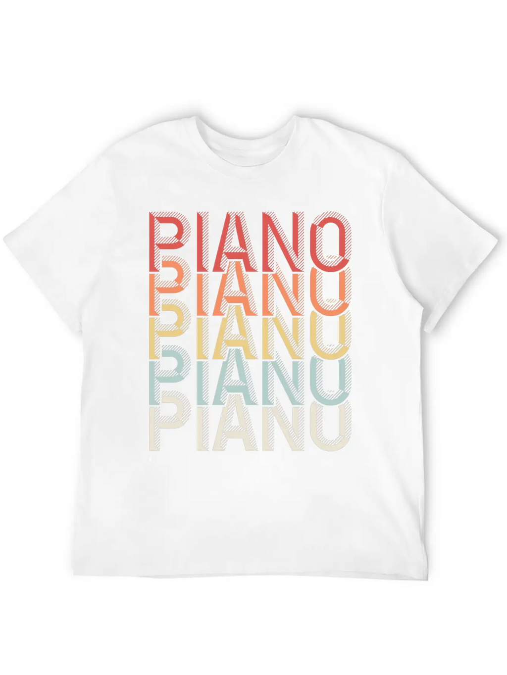 Piano Piano Stylish Everyday T-Shirt – Unisex Basic Cotton Tee