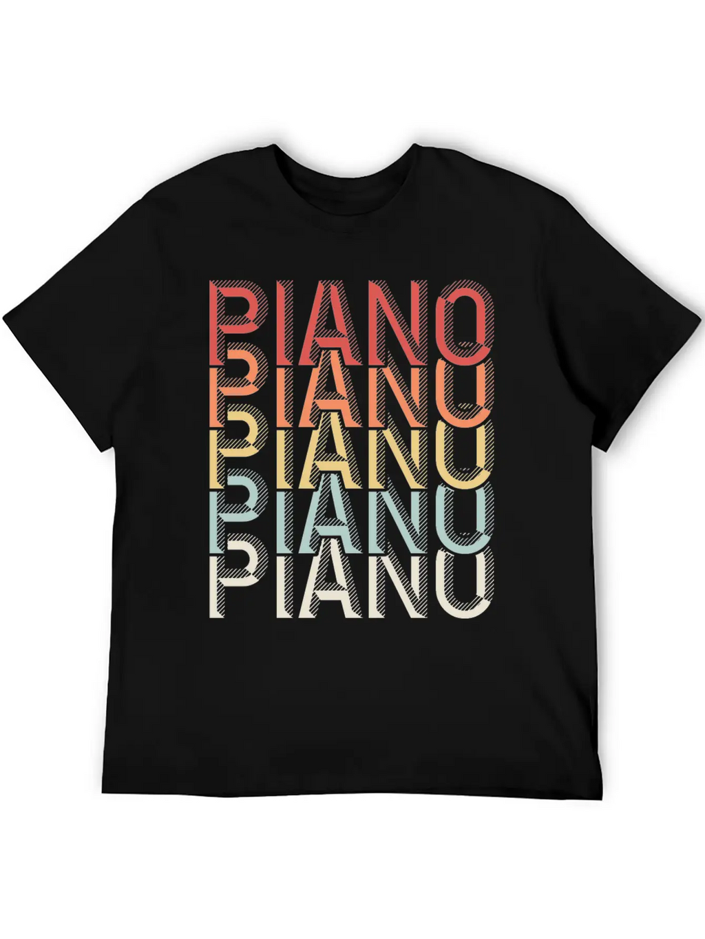 Piano Piano Stylish Everyday T-Shirt – Unisex Basic Cotton Tee