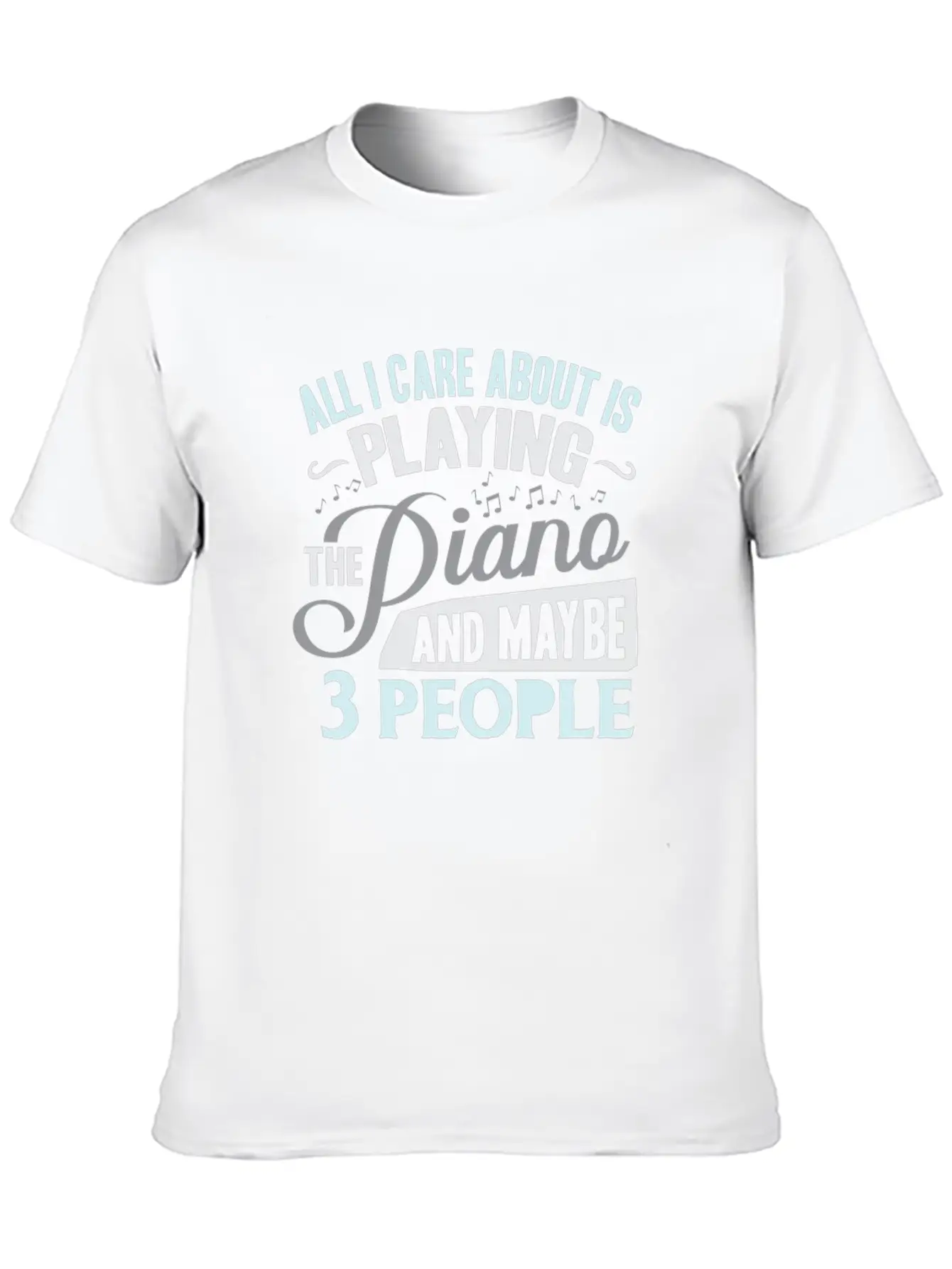 Piano Stylish Everyday T-Shirt – Unisex Basic Cotton Tee