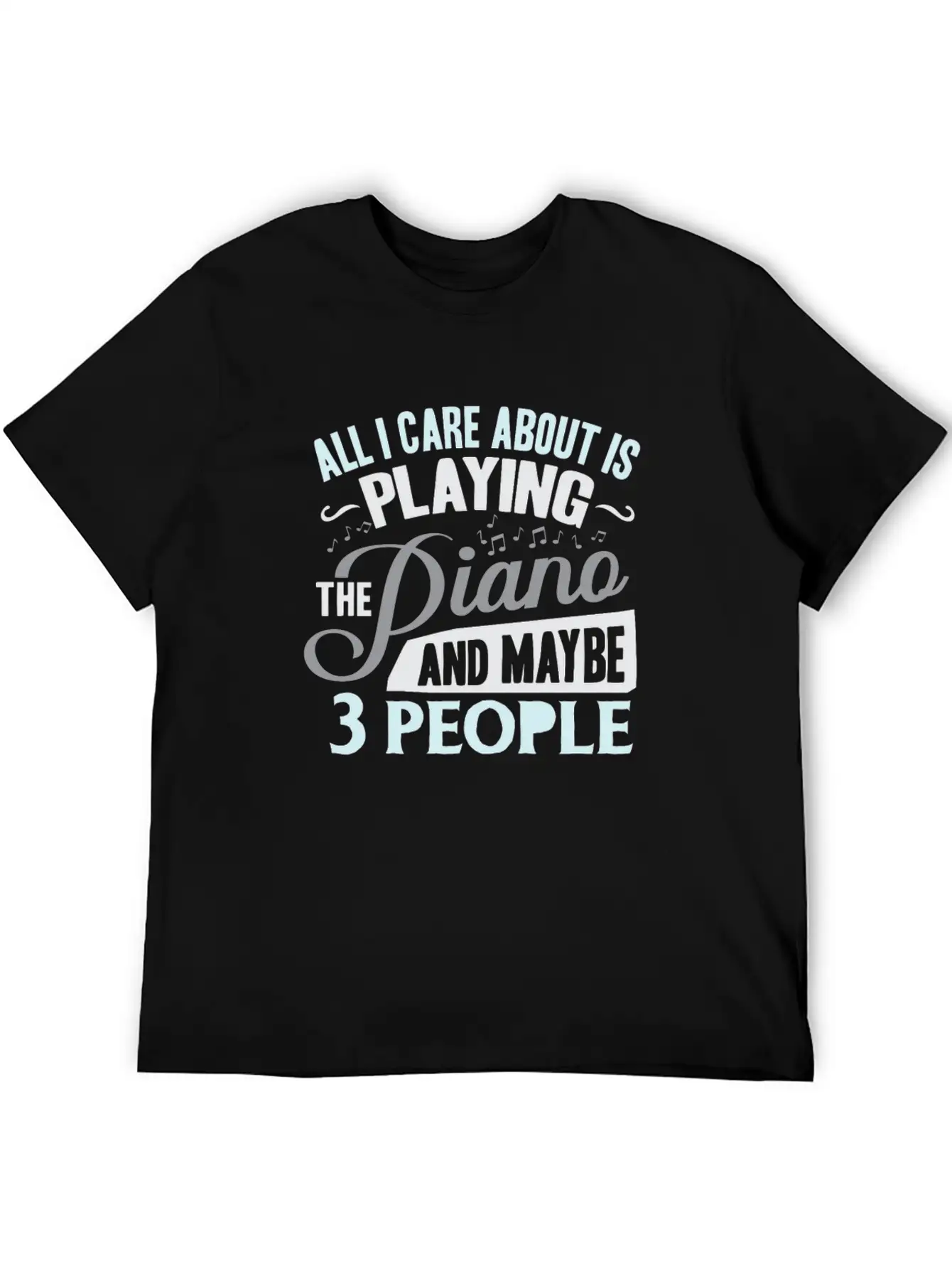 Piano Stylish Everyday T-Shirt – Unisex Basic Cotton Tee