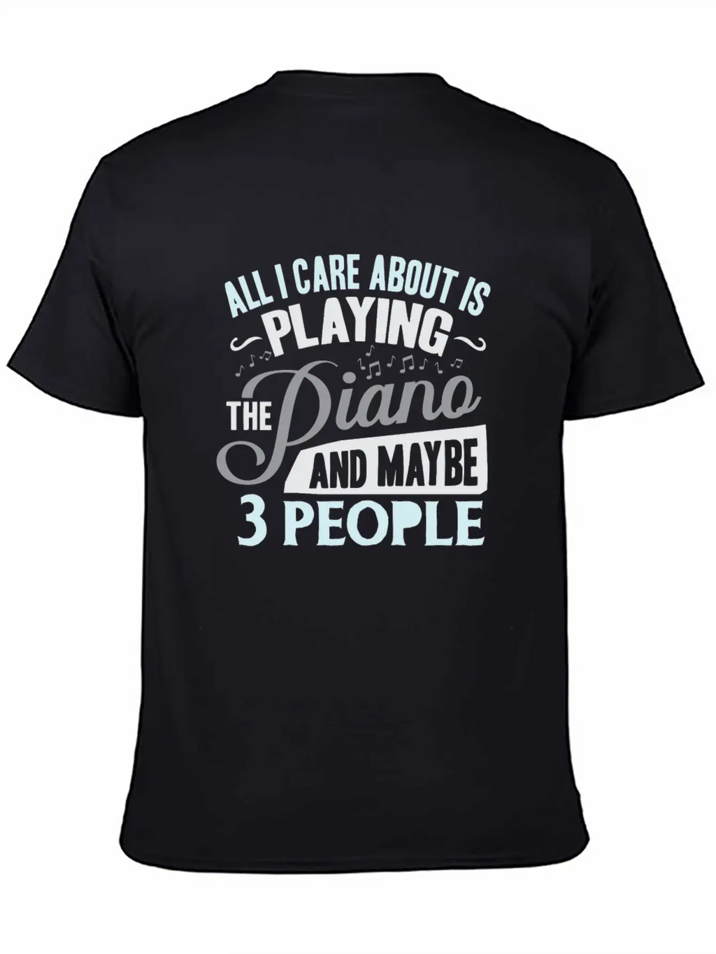 Piano Stylish Everyday T-Shirt – Unisex Basic Cotton Tee