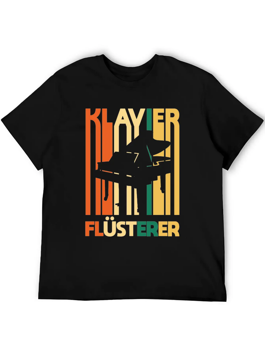 Piano Unisex Casual T-Shirt – Clean Design For Daily Comfort