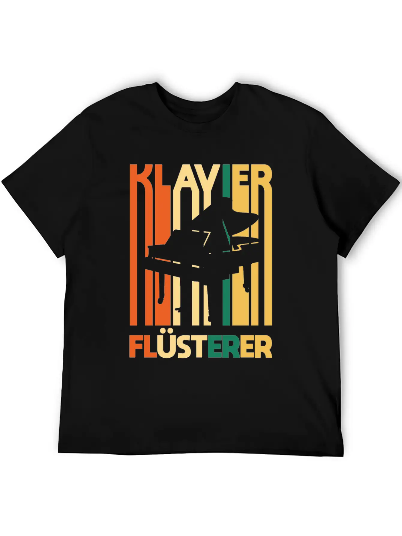 Piano Unisex Casual T-Shirt – Clean Design For Daily Comfort