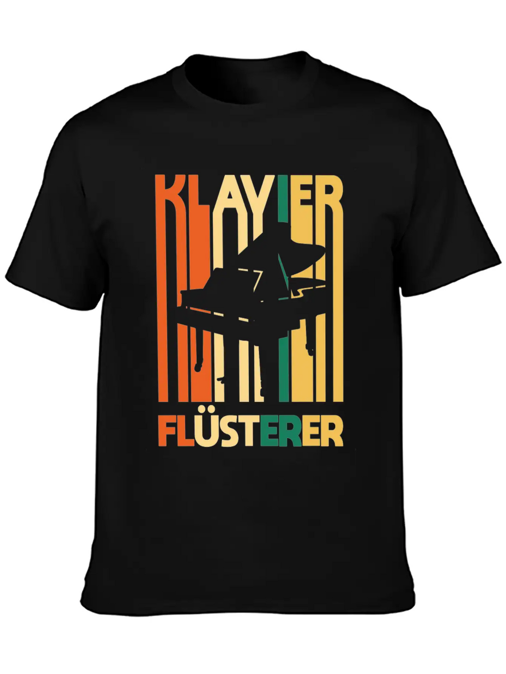 Piano Unisex Casual T-Shirt – Clean Design For Daily Comfort