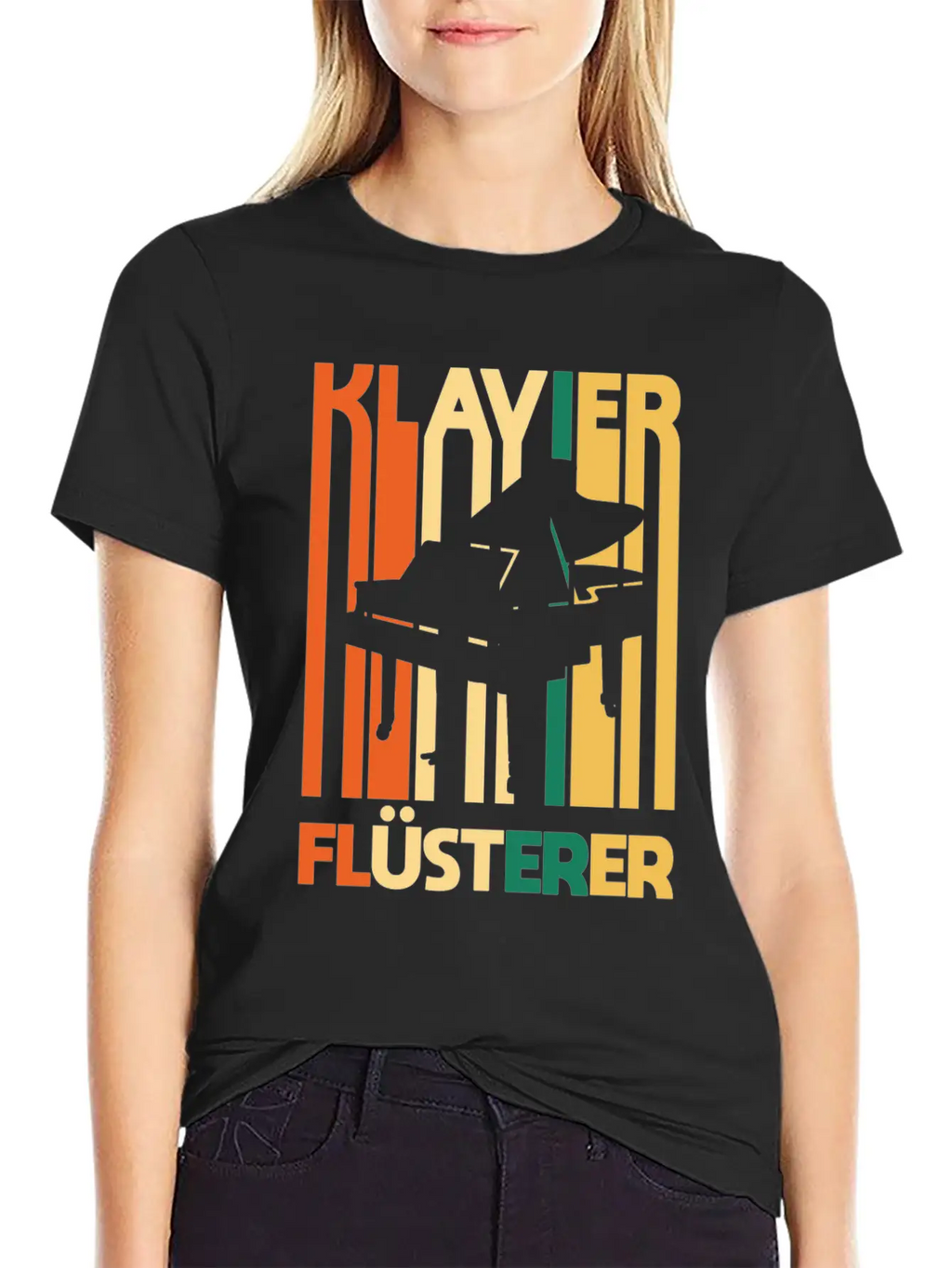 Piano Unisex Casual T-Shirt – Clean Design For Daily Comfort