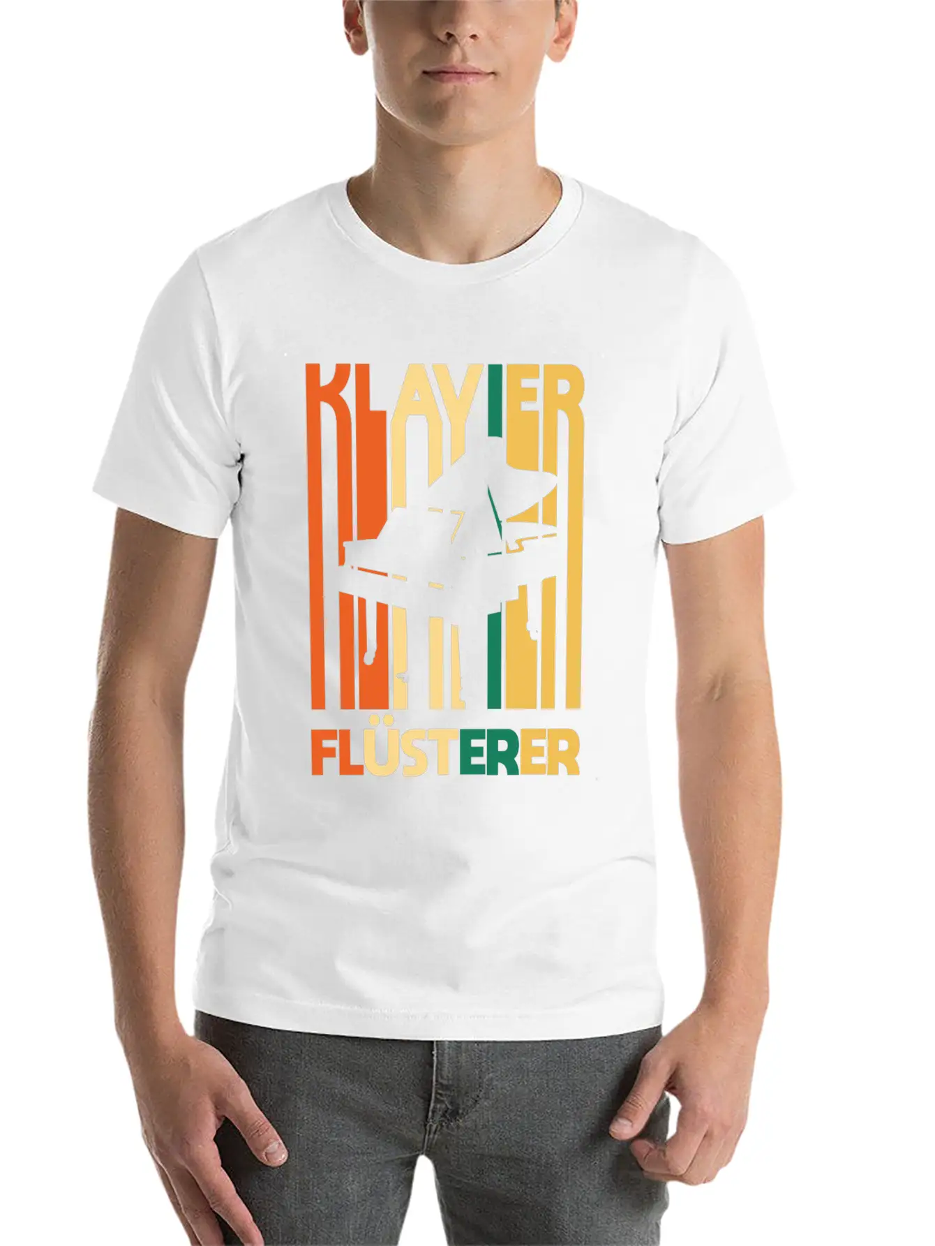 Piano Unisex Casual T-Shirt – Clean Design For Daily Comfort