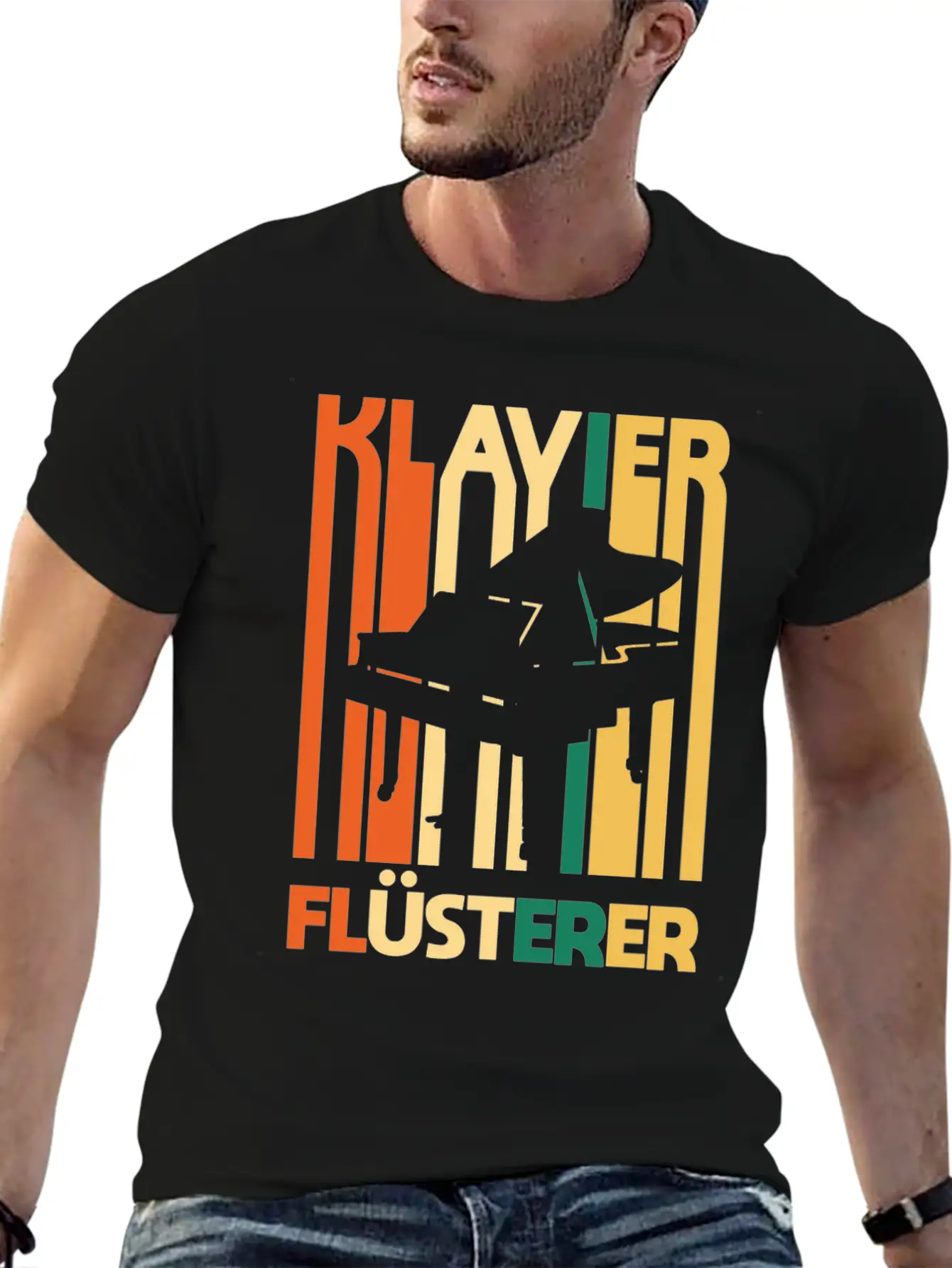 Piano Unisex Casual T-Shirt – Clean Design For Daily Comfort