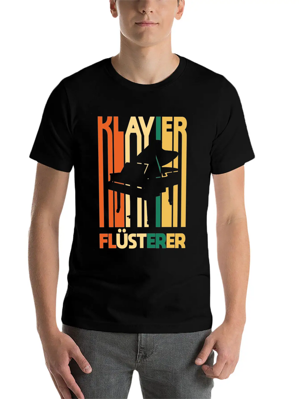 Piano Unisex Casual T-Shirt – Clean Design For Daily Comfort