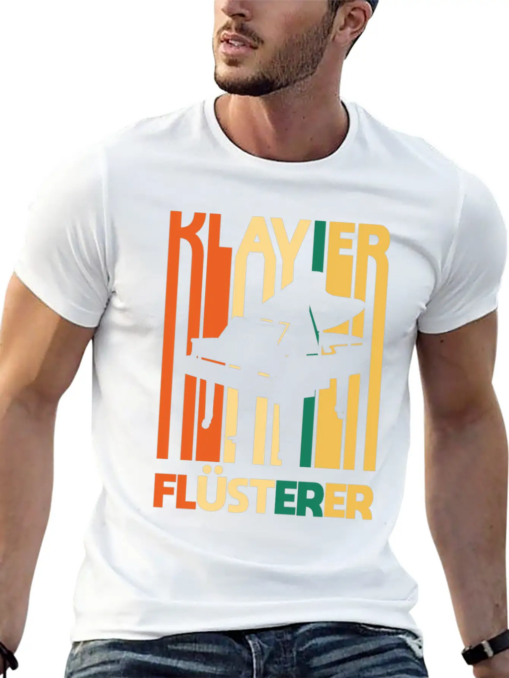 Piano Unisex Casual T-Shirt – Clean Design For Daily Comfort
