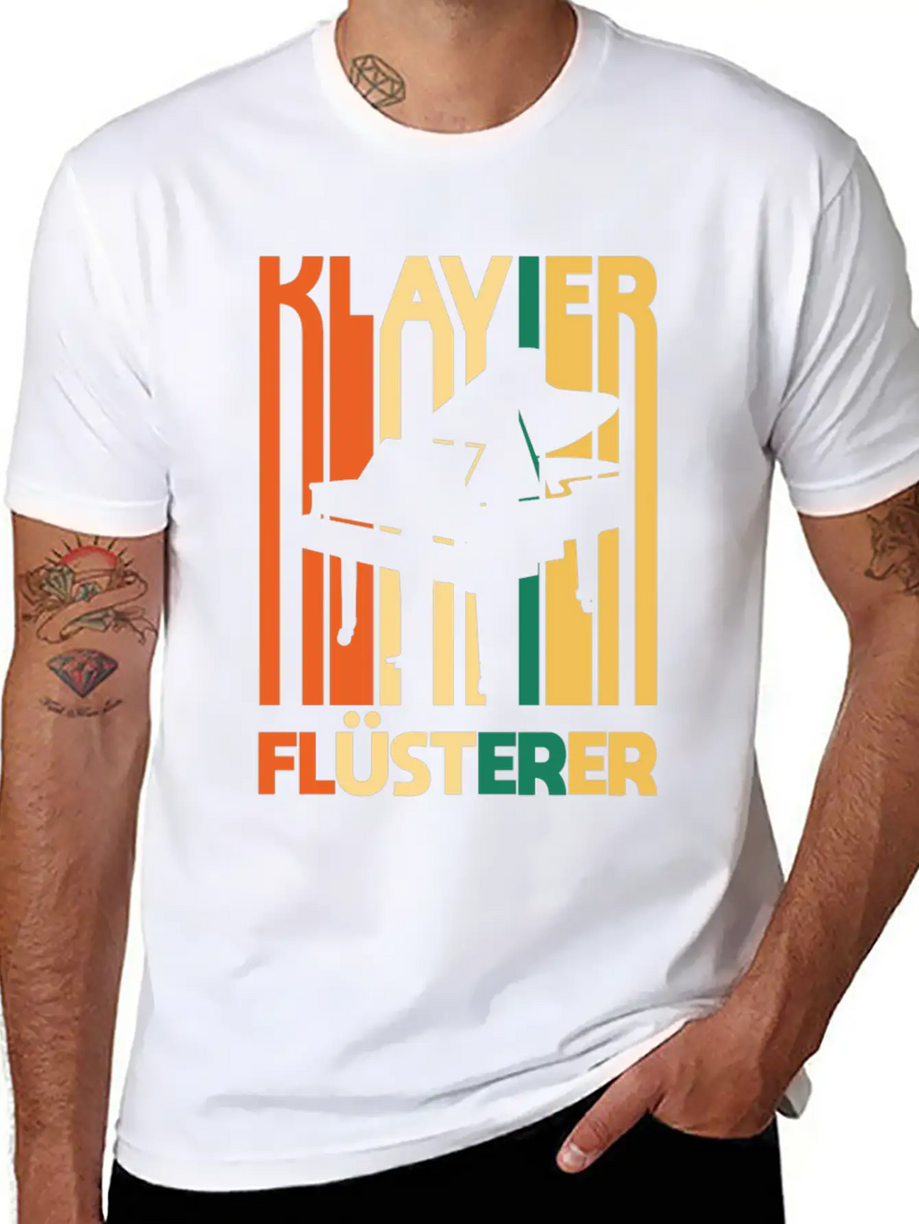Piano Unisex Casual T-Shirt – Clean Design For Daily Comfort