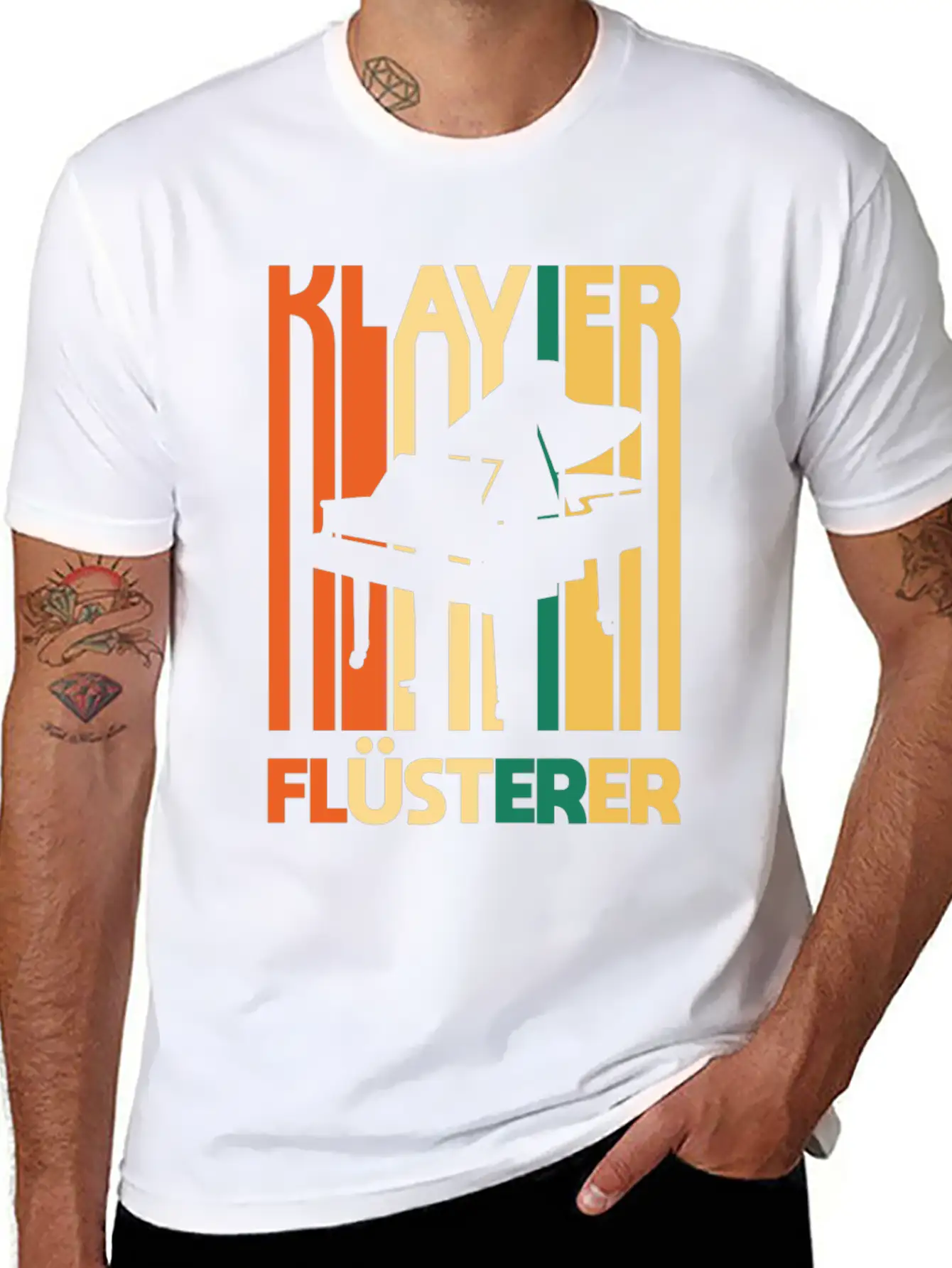 Piano Unisex Casual T-Shirt – Clean Design For Daily Comfort