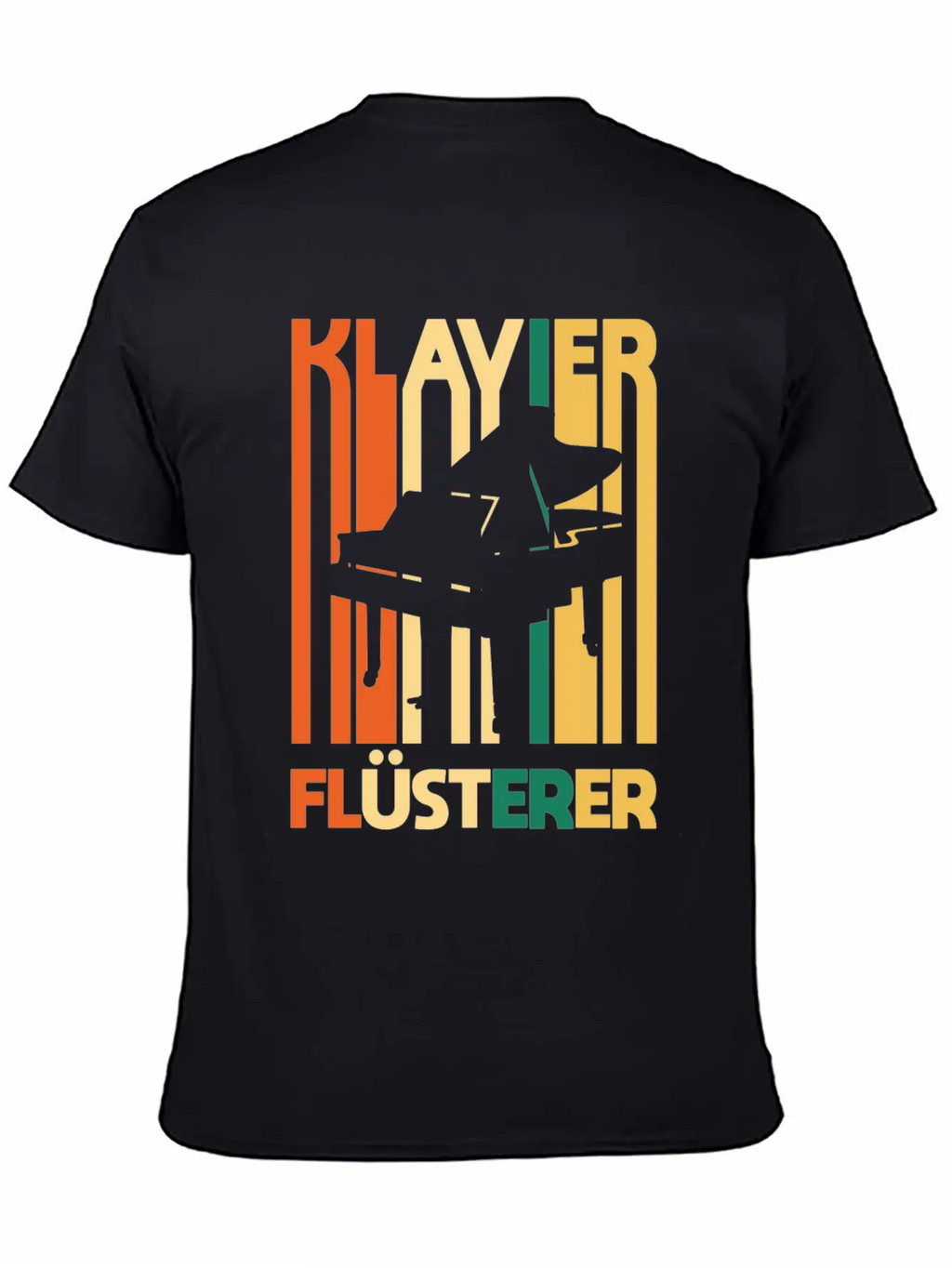 Piano Unisex Casual T-Shirt – Clean Design For Daily Comfort