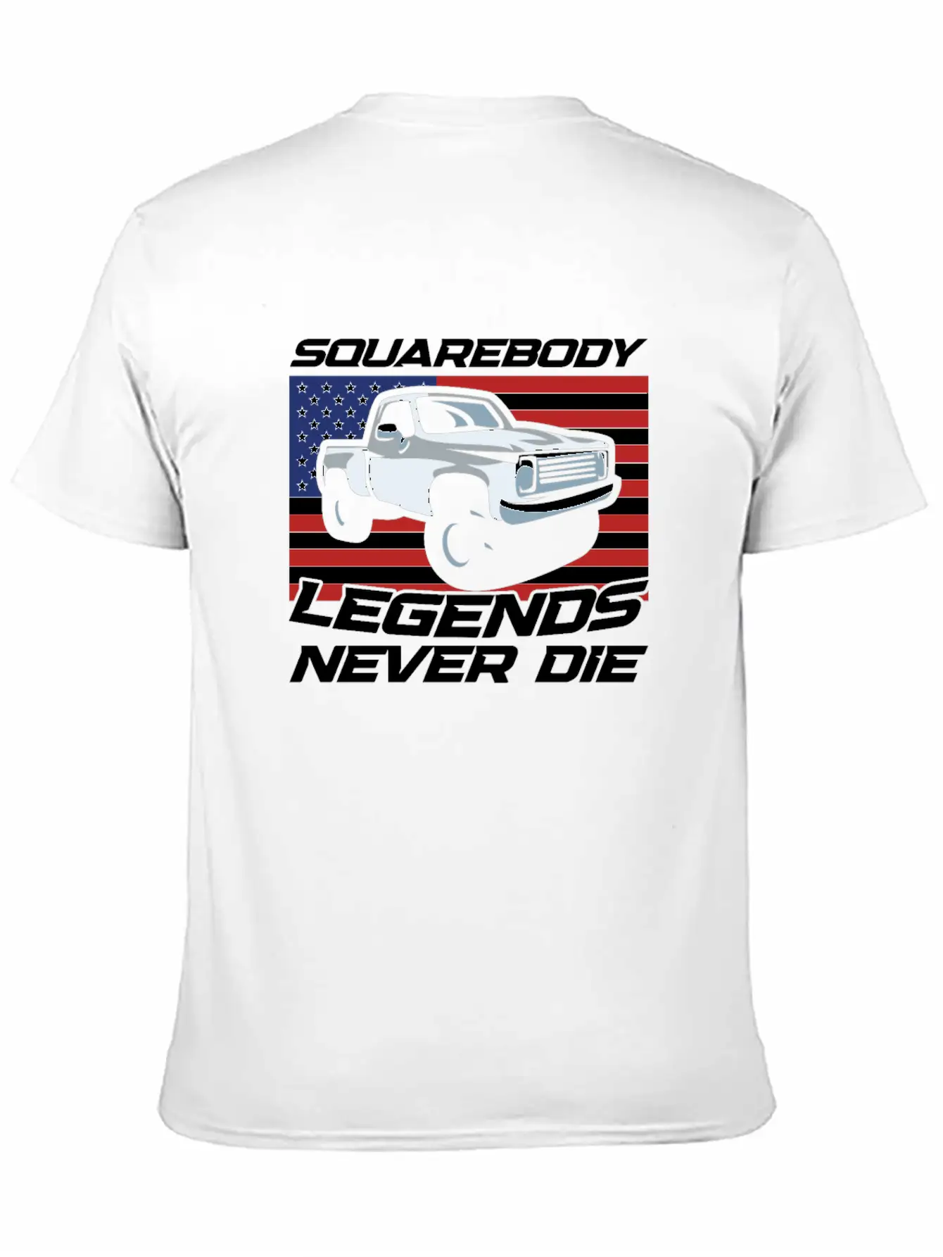 Pick Up Squarebody Truck Pickup Truck 4x4 Stylish Everyday T-Shirt – Unisex Basic Cotton Tee