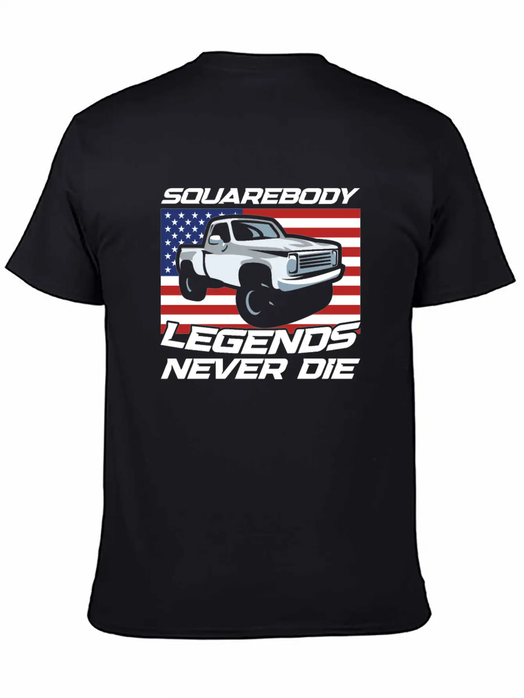 Pick Up Squarebody Truck Pickup Truck 4x4 Stylish Everyday T-Shirt – Unisex Basic Cotton Tee