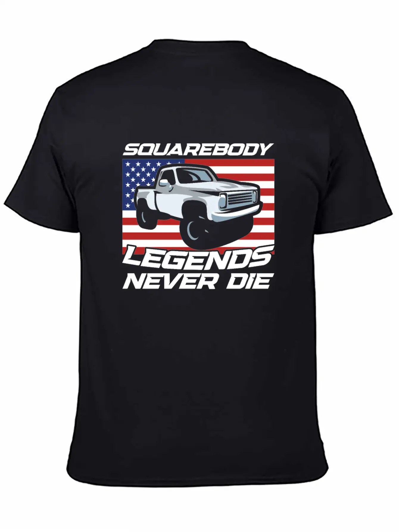 Pick Up Squarebody Truck Pickup Truck 4x4 Stylish Everyday T-Shirt – Unisex Basic Cotton Tee