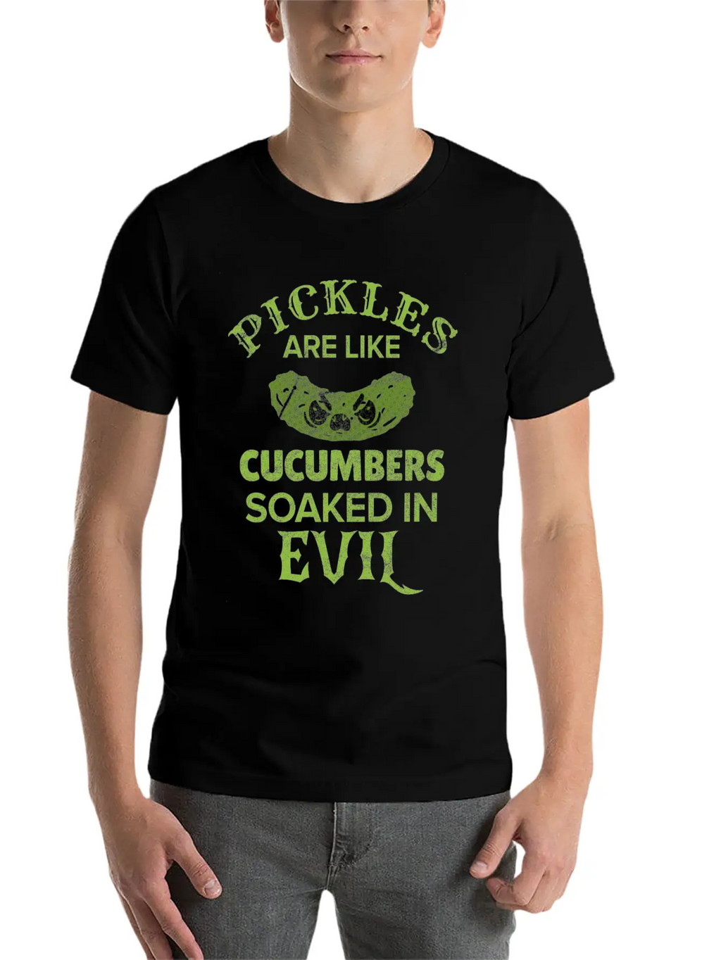 Pickle Pickles Cucumber Vegan Sour Pregnant Gift Breathable Soft Cotton T-Shirt – Timeless Casual Look