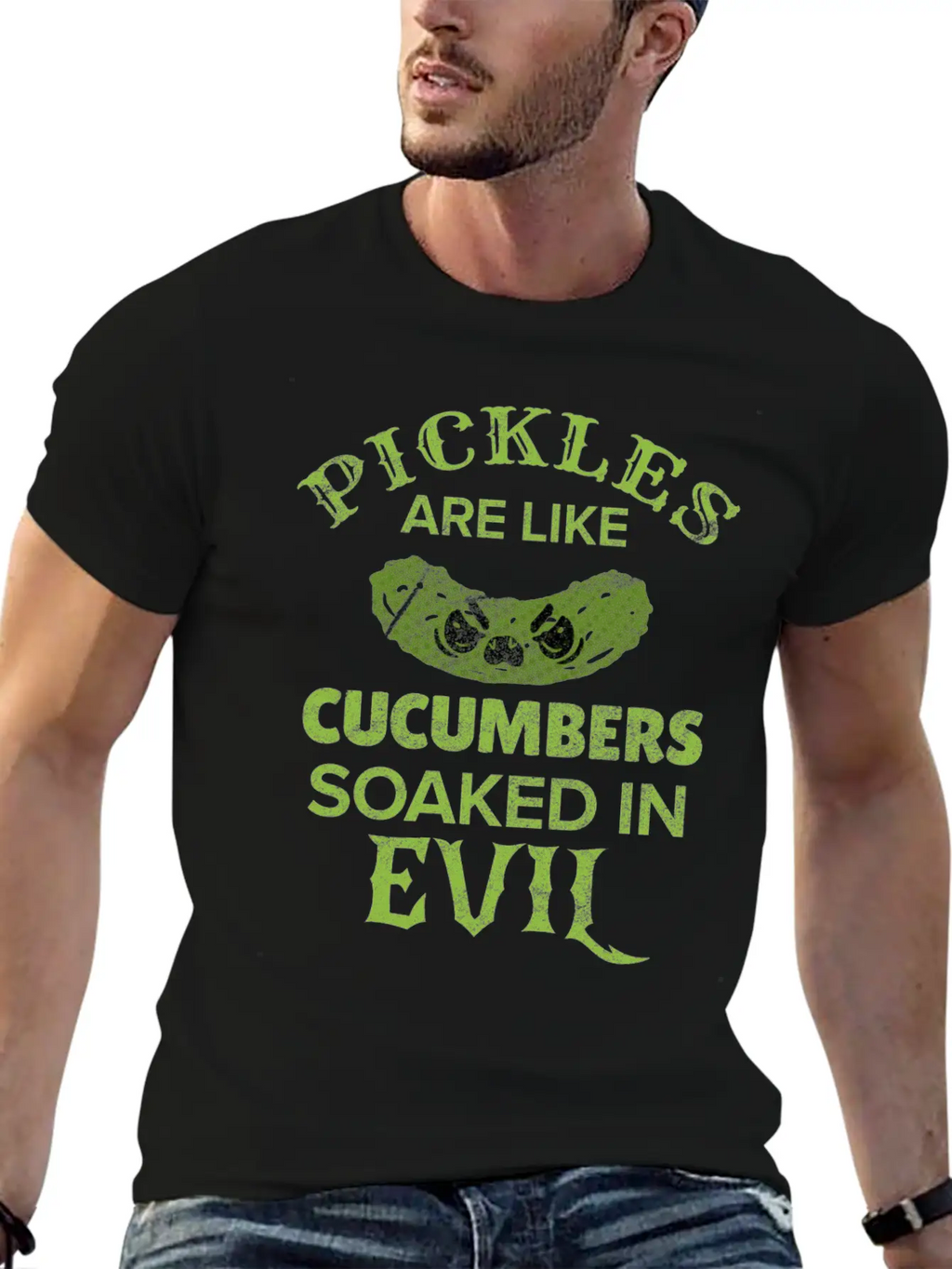 Pickle Pickles Cucumber Vegan Sour Pregnant Gift Breathable Soft Cotton T-Shirt – Timeless Casual Look