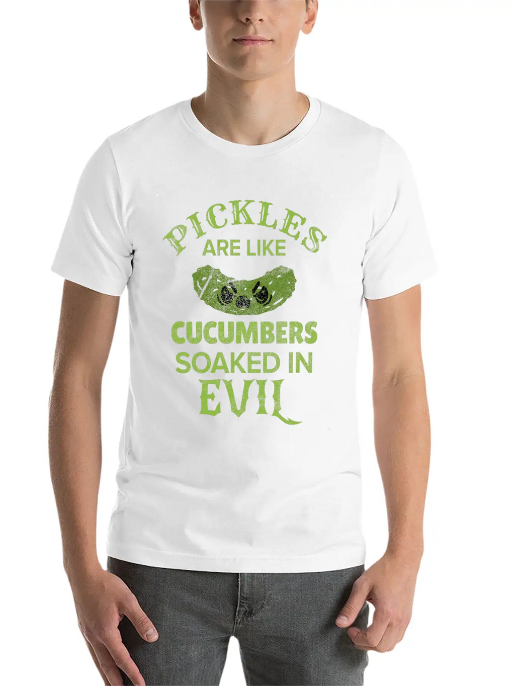 Pickle Pickles Cucumber Vegan Sour Pregnant Gift Breathable Soft Cotton T-Shirt – Timeless Casual Look