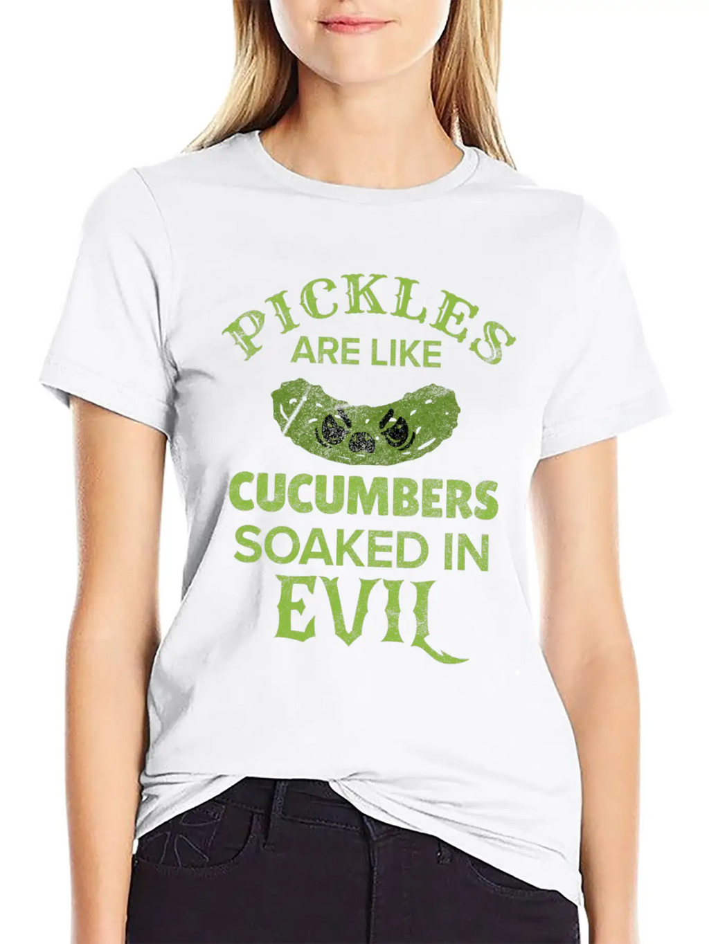 Pickle Pickles Cucumber Vegan Sour Pregnant Gift Breathable Soft Cotton T-Shirt – Timeless Casual Look