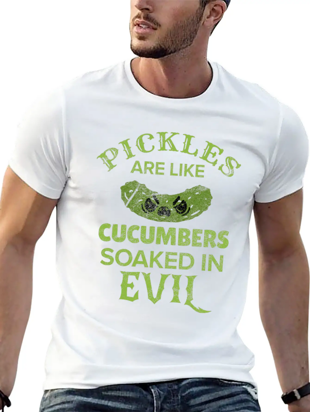Pickle Pickles Cucumber Vegan Sour Pregnant Gift Breathable Soft Cotton T-Shirt – Timeless Casual Look