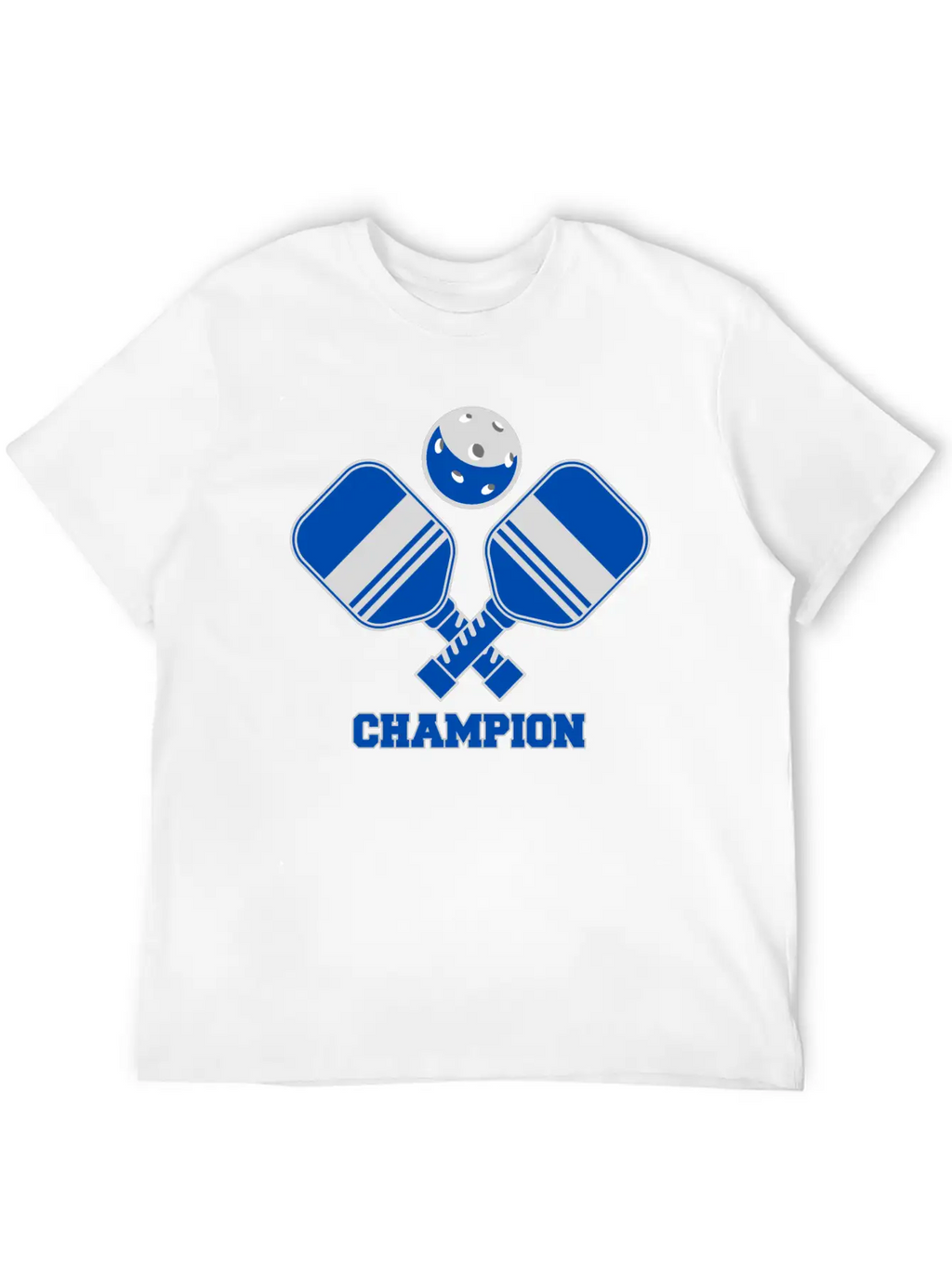 Pickleball Champion Design Breathable Soft Cotton T-Shirt – Timeless Casual Look