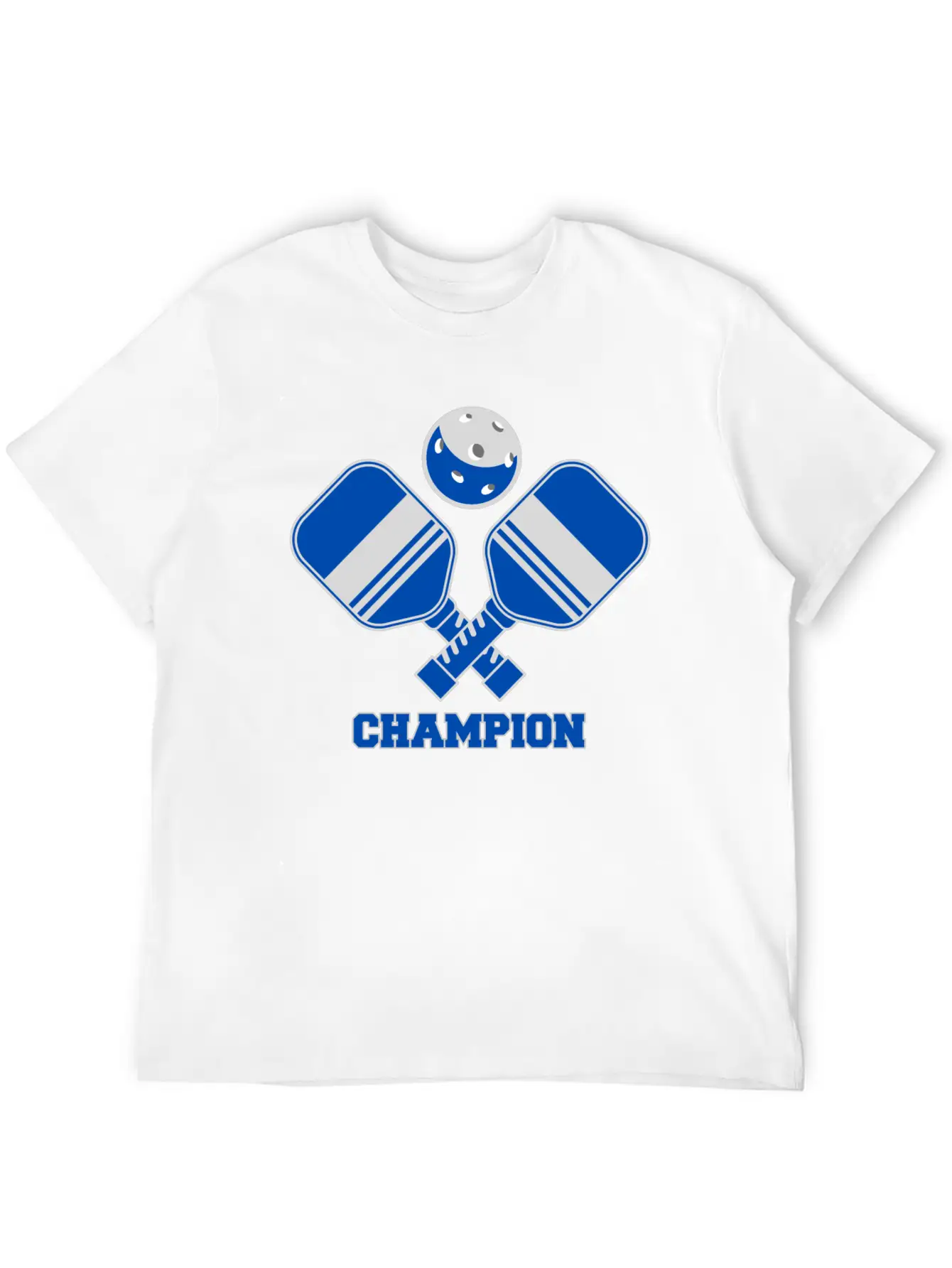 Pickleball Champion Design Breathable Soft Cotton T-Shirt – Timeless Casual Look