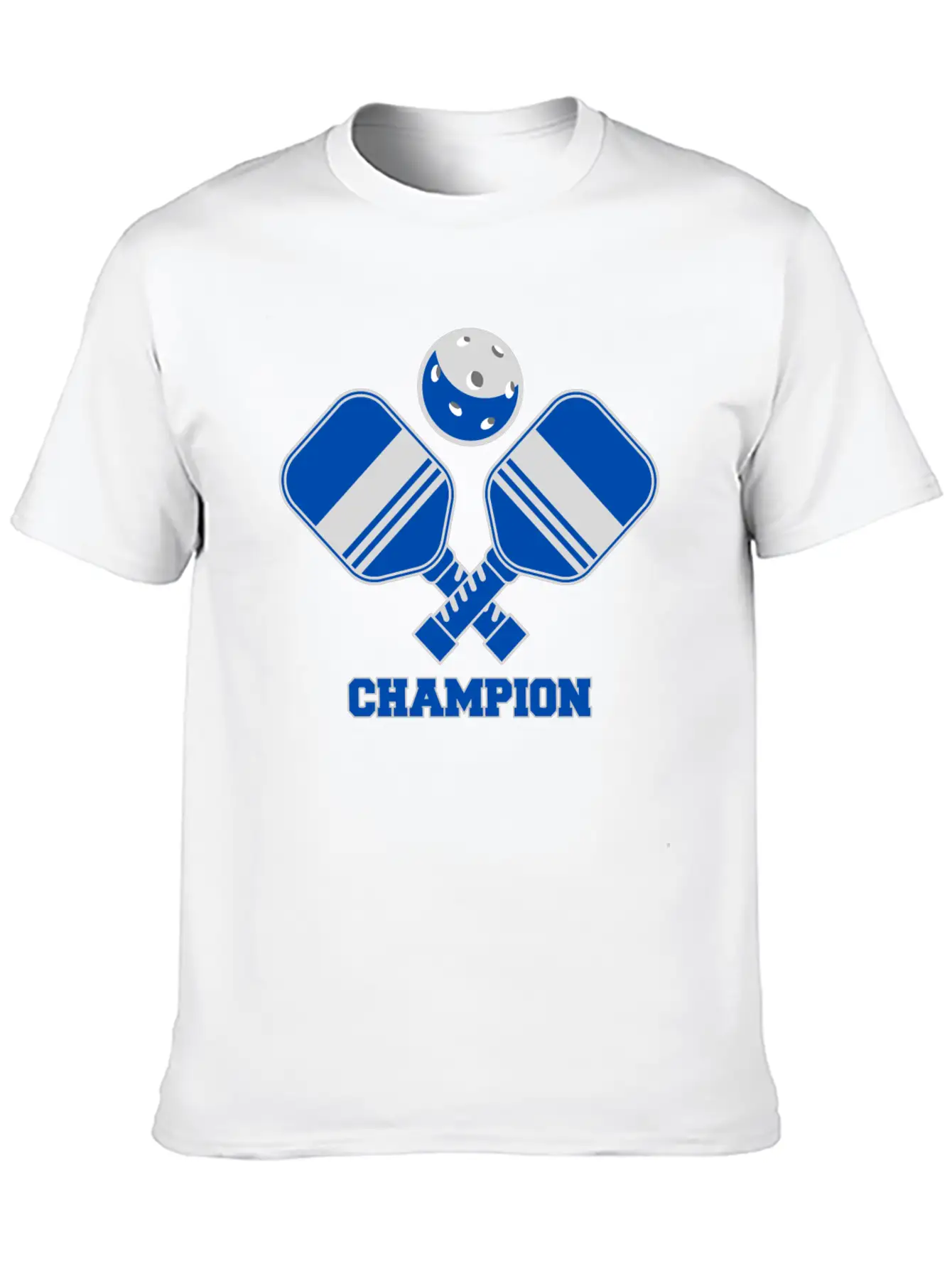 Pickleball Champion Design Breathable Soft Cotton T-Shirt – Timeless Casual Look