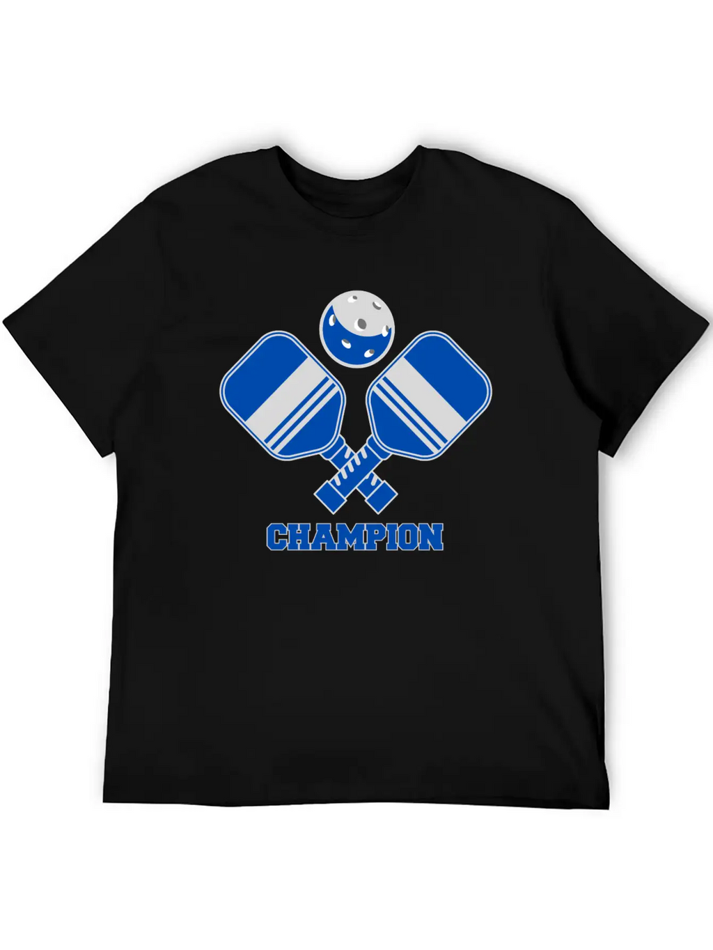 Pickleball Champion Design Breathable Soft Cotton T-Shirt – Timeless Casual Look