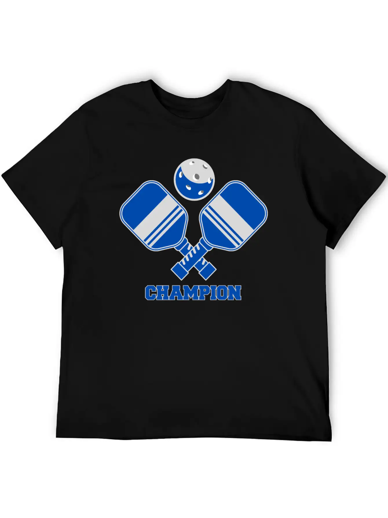 Pickleball Champion Design Breathable Soft Cotton T-Shirt – Timeless Casual Look