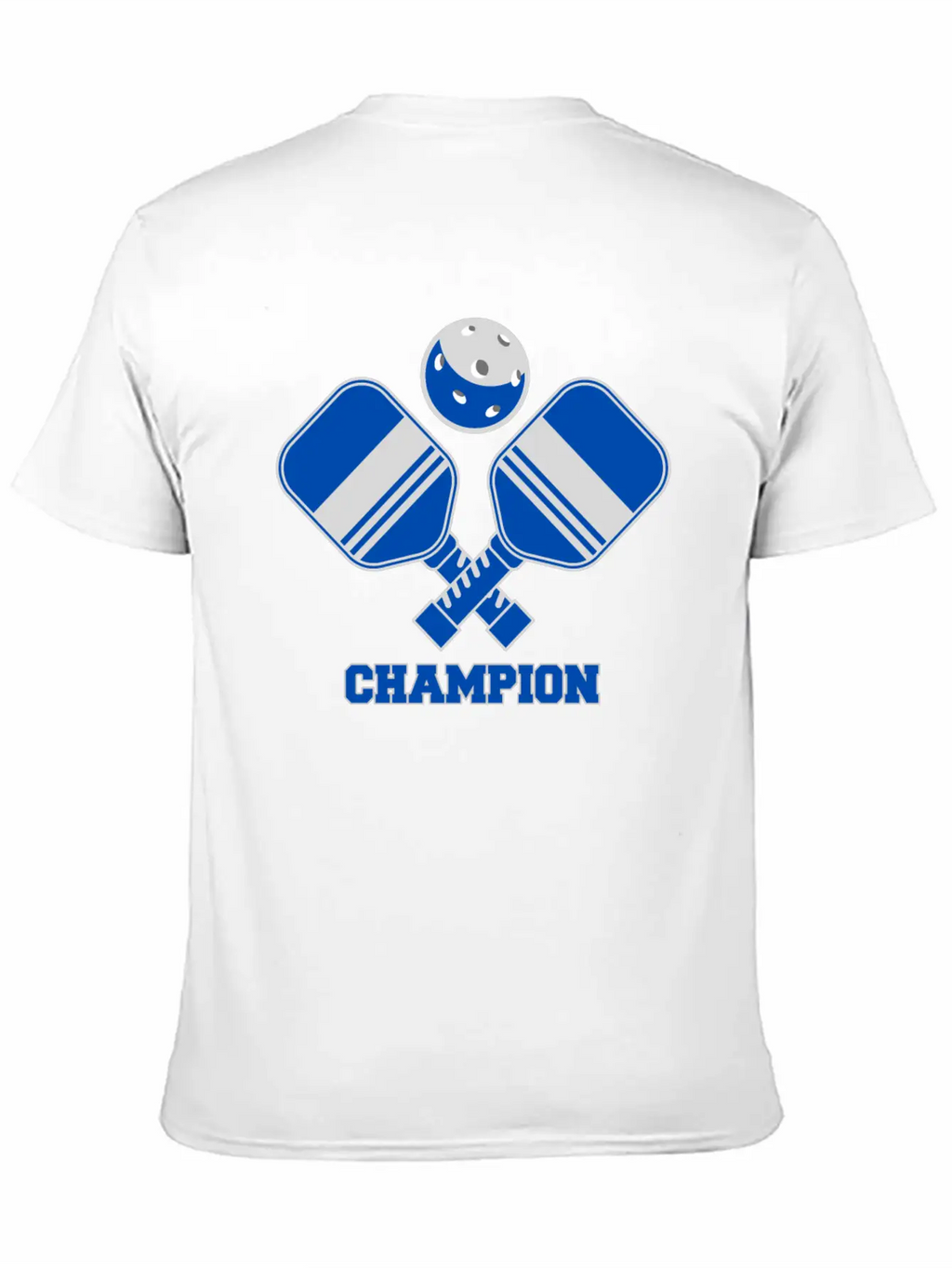 Pickleball Champion Design Breathable Soft Cotton T-Shirt – Timeless Casual Look