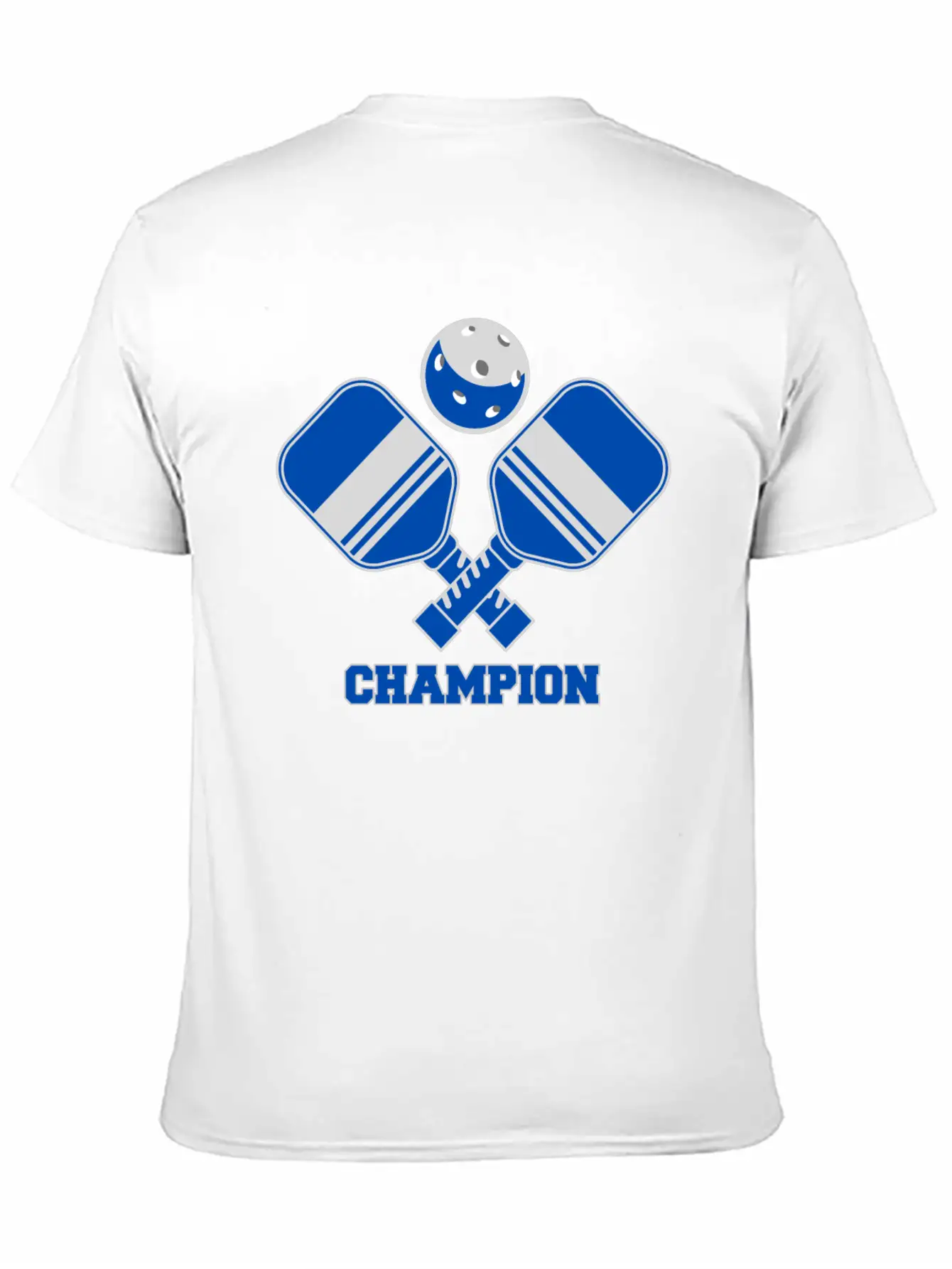 Pickleball Champion Design Breathable Soft Cotton T-Shirt – Timeless Casual Look
