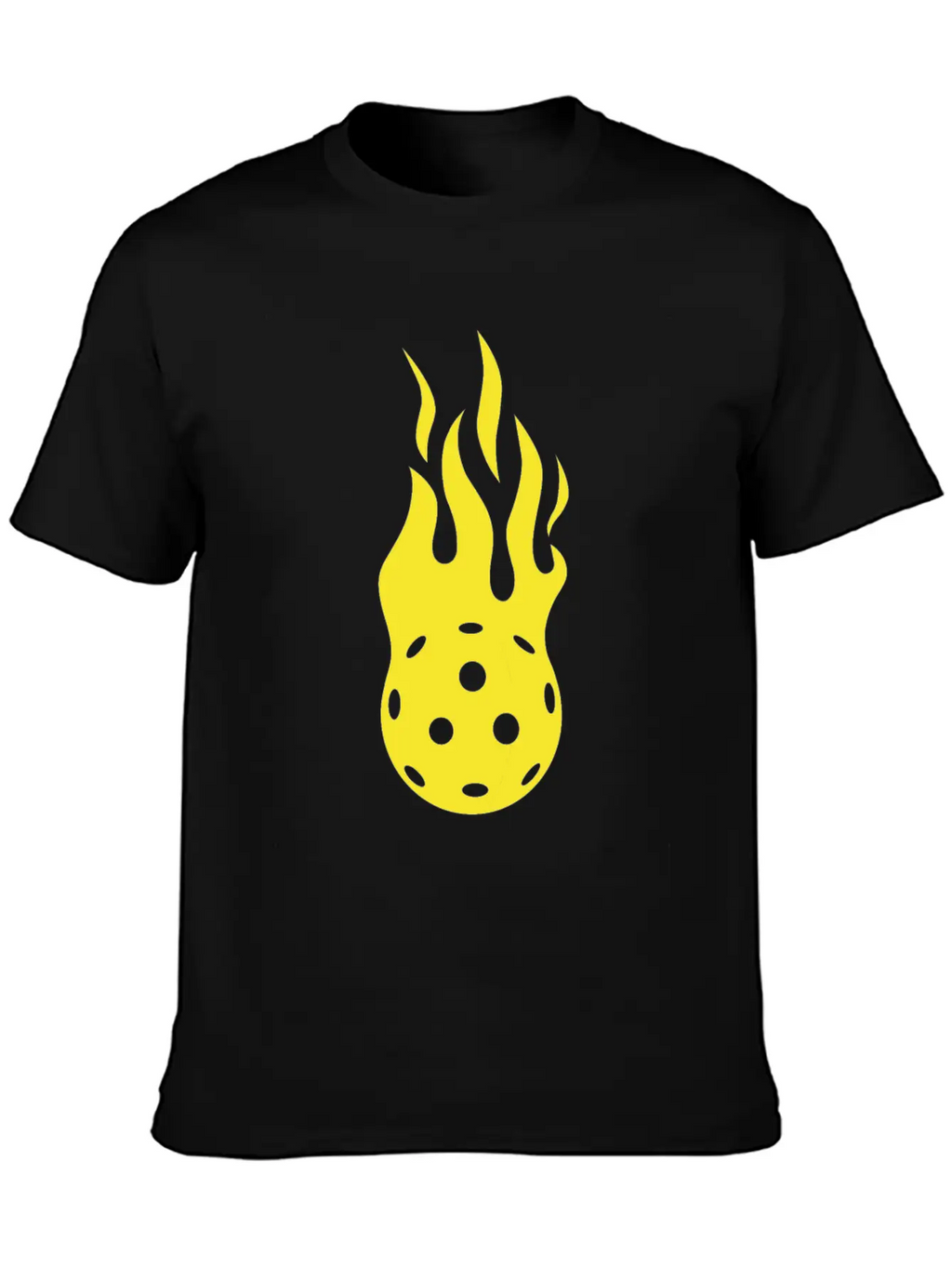 Pickleball Flame Paddleball Tennis Pickleball Essential Cotton Tee For Daily Outfits – Unisex Style