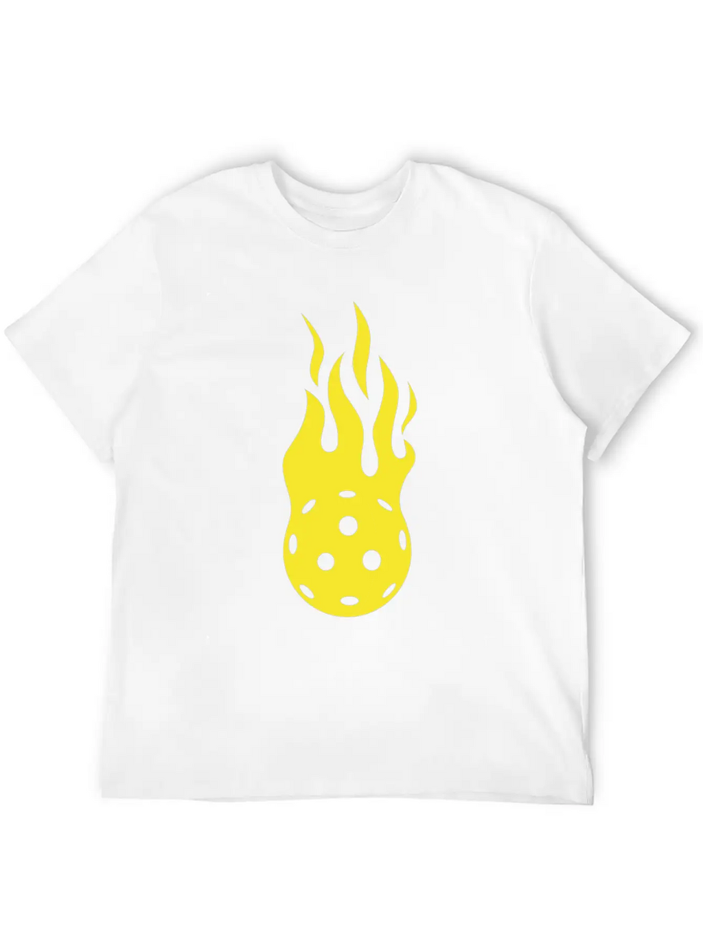 Pickleball Flame Paddleball Tennis Pickleball Essential Cotton Tee For Daily Outfits – Unisex Style