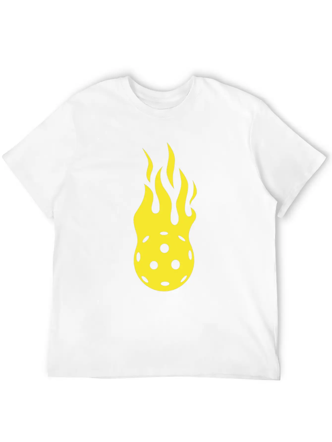 Pickleball Flame Paddleball Tennis Pickleball Essential Cotton Tee For Daily Outfits – Unisex Style