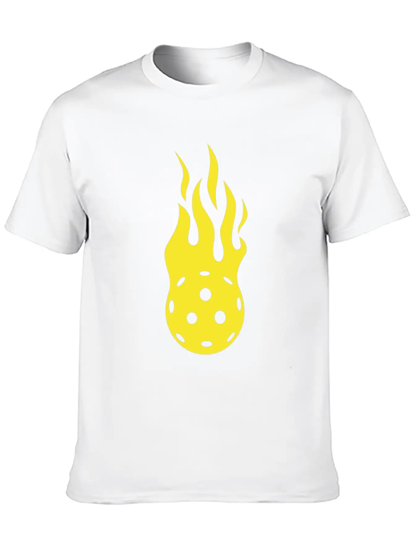 Pickleball Flame Paddleball Tennis Pickleball Essential Cotton Tee For Daily Outfits – Unisex Style