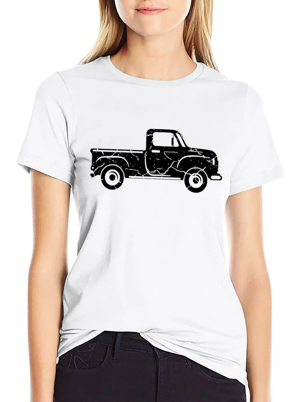 Pickup Retro Classic Car Trucker Gifts For Truck D Casual Graphic T-Shirt – Simple And Comfortable Daily Wear