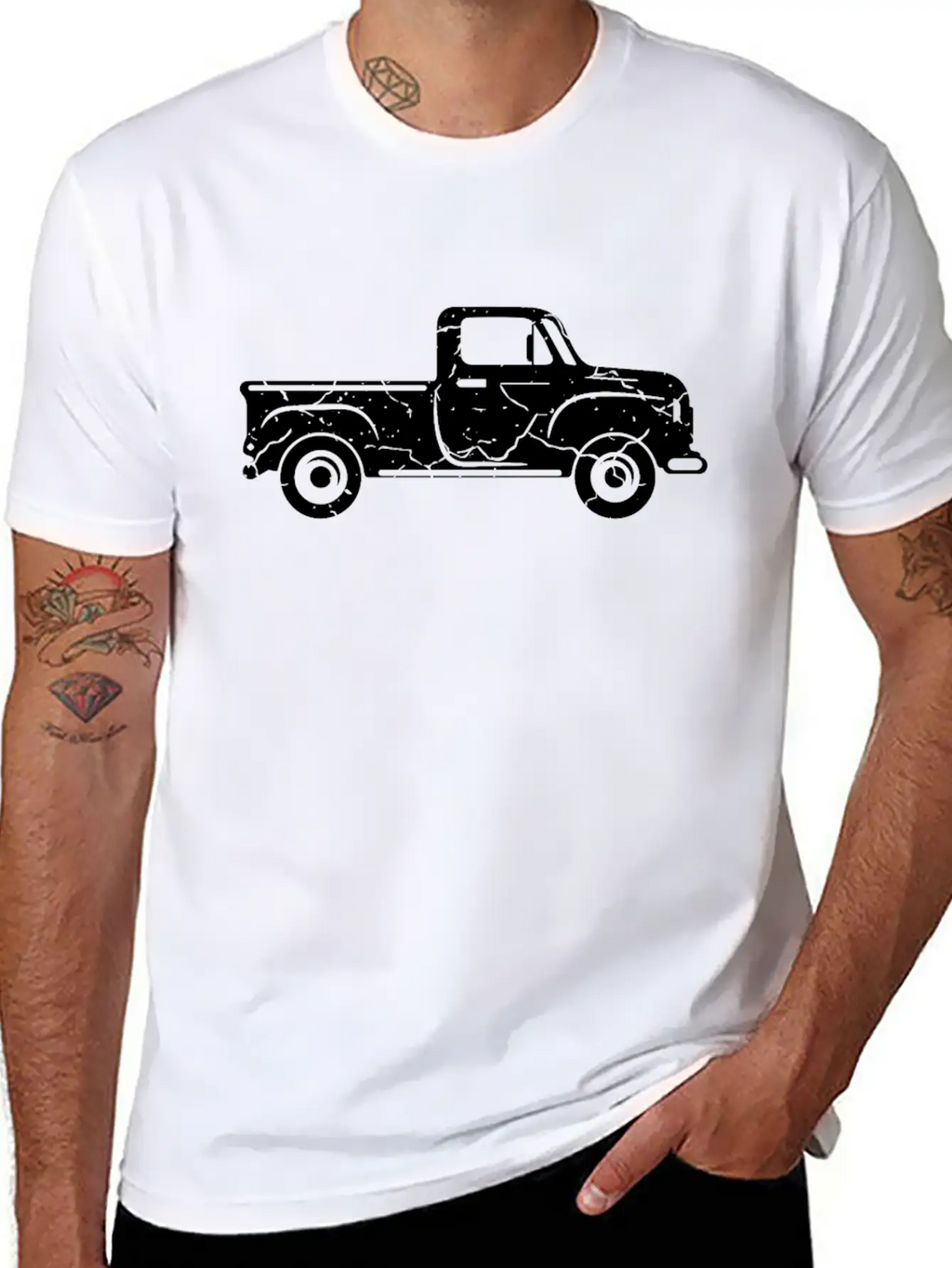 Pickup Retro Classic Car Trucker Gifts For Truck D Casual Graphic T-Shirt – Simple And Comfortable Daily Wear