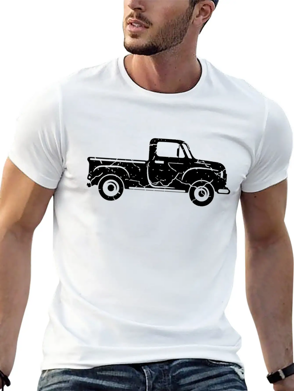 Pickup Retro Classic Car Trucker Gifts For Truck D Casual Graphic T-Shirt – Simple And Comfortable Daily Wear