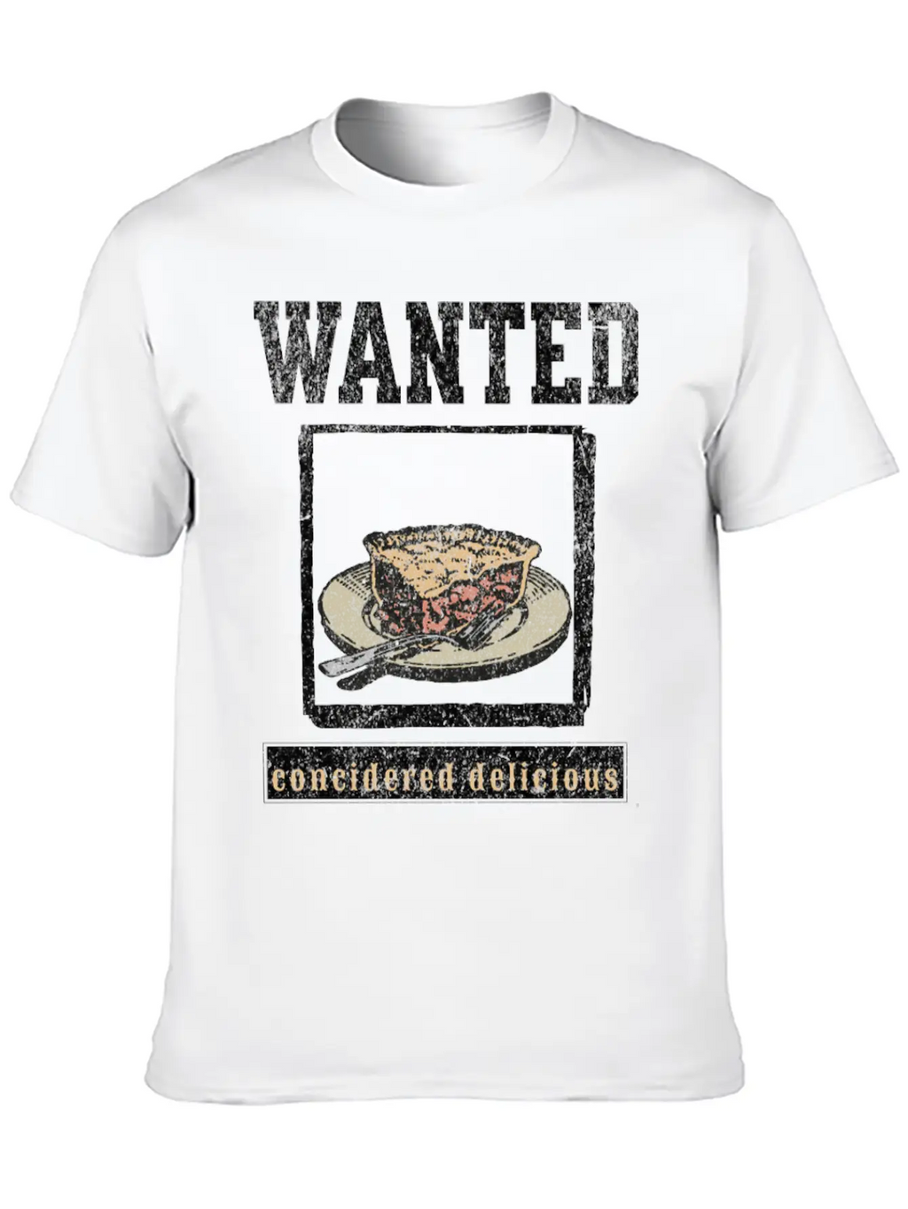 PIE Wanted Classic Fit Graphic Tee For Daily Comfort – Unisex Cotton Shirt