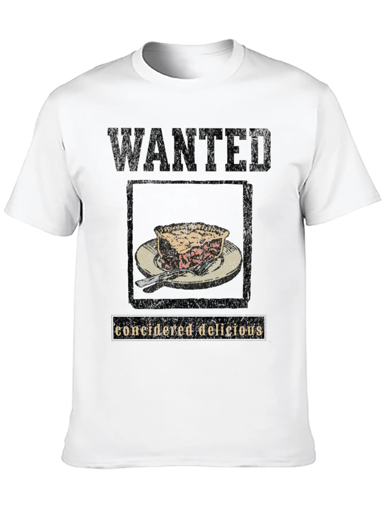 PIE Wanted Classic Fit Graphic Tee For Daily Comfort – Unisex Cotton Shirt